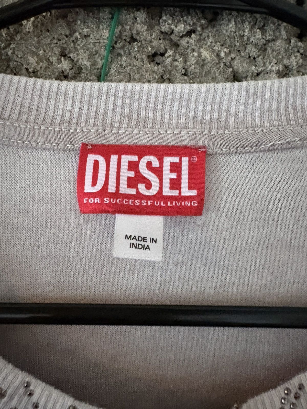 Diesel T-Norm-t15 Diesel T-shirt with rhinestone graphic Size US M / EU 48-50 / 2 - 4 Thumbnail