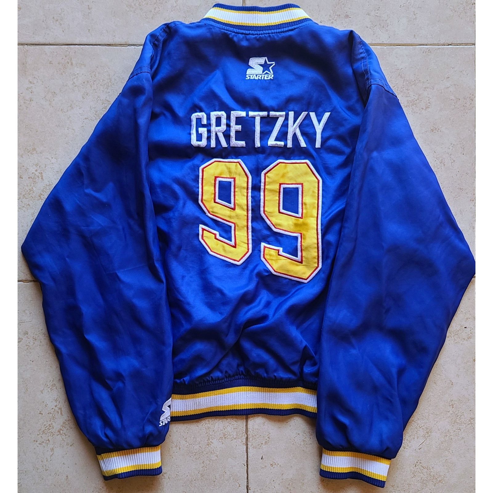 NHL × Starter GRETZKY #99 St Louis 90s Pullover jacket M kids NHL vintage Size US XS / EU 42 / 0 - 1 Thumbnail