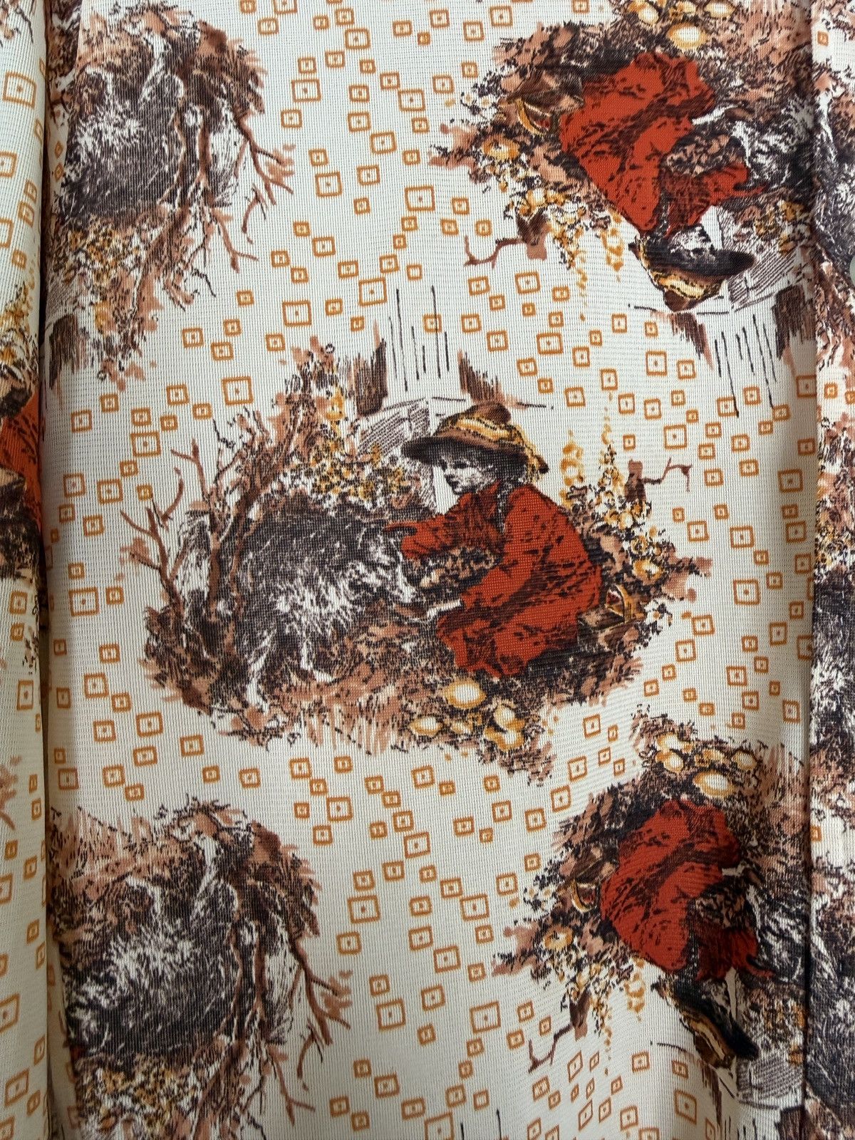 Vintage Vintage 70s Novelty Print Button Up Shirt Western Rockabilly Size US S / EU 44-46 / 1 - 3 Thumbnail