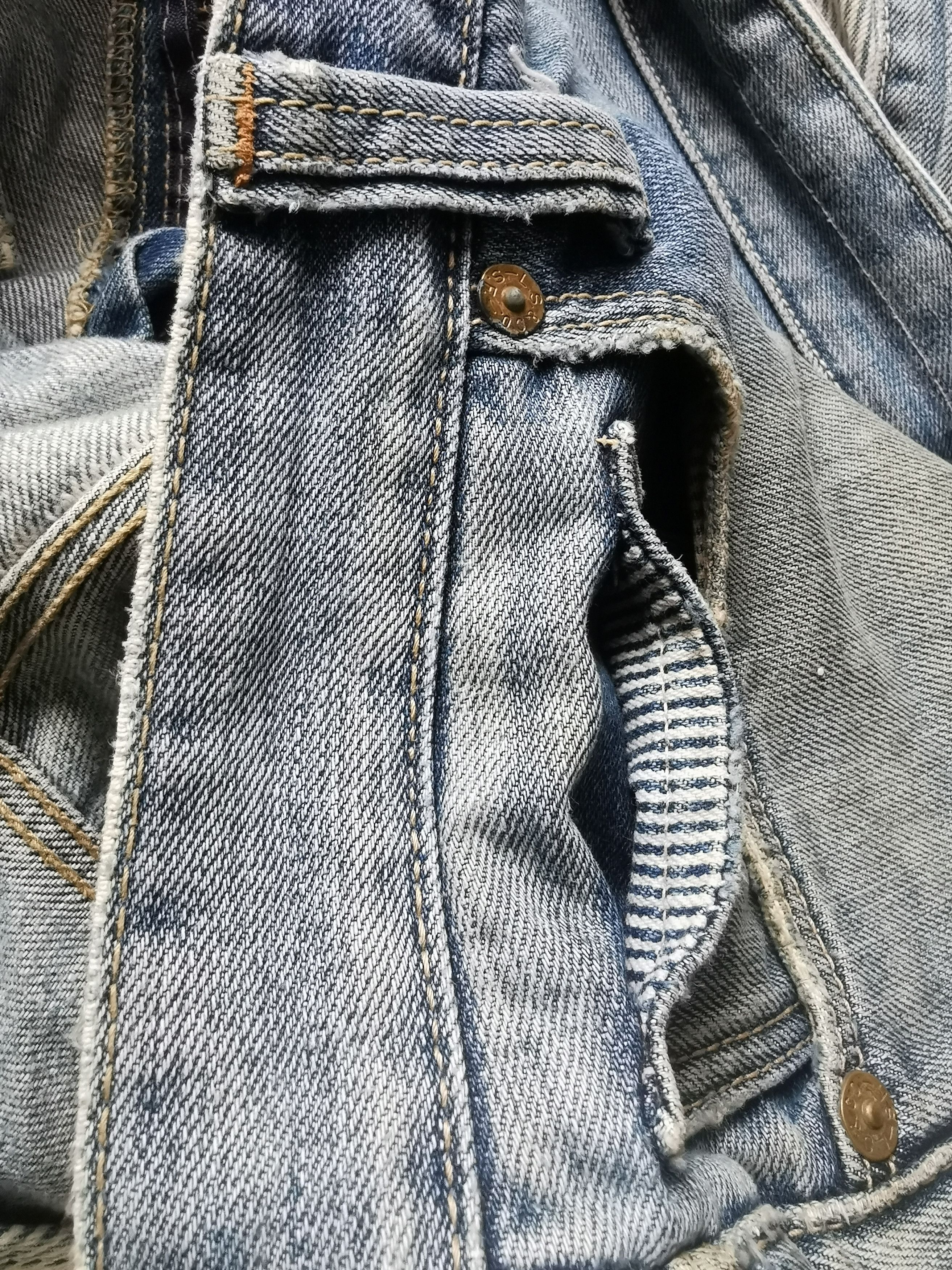 Levi's × Levi's Made & Crafted Levis Sashiko Boro Ripped Distressed Ori Not Custom Size US 34 / EU 50 - 14 Thumbnail