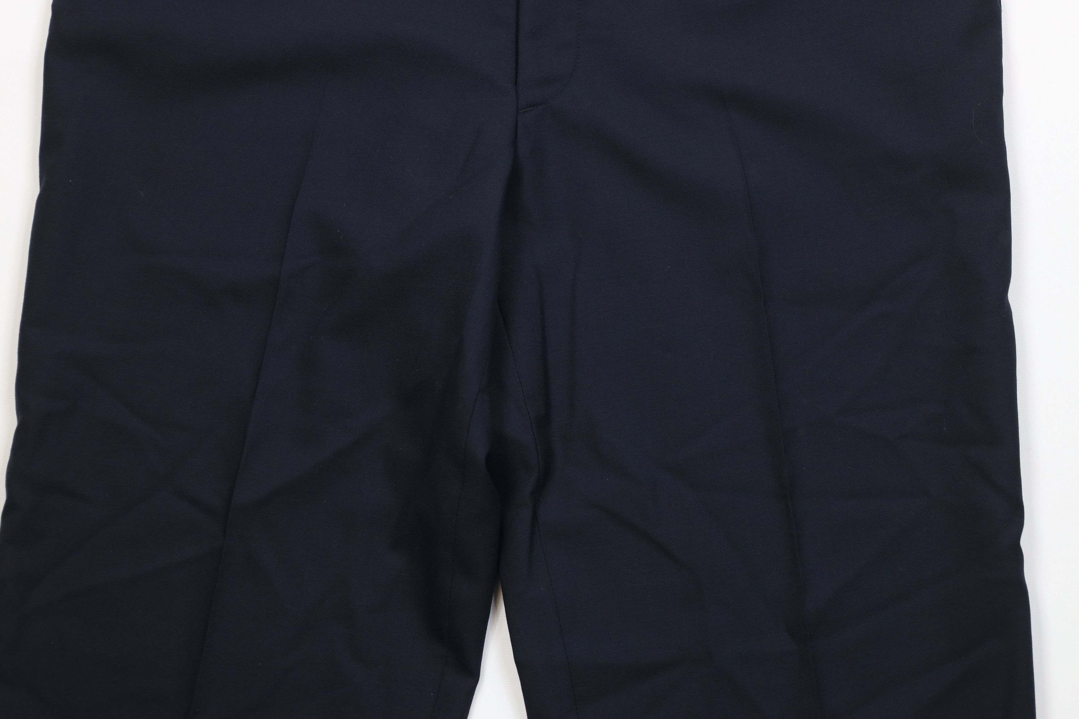 Vintage Vintage 90s Streetwear Wool Knit Wide Leg Chino Pants Blue Size US 38 / EU 54 - 3 Thumbnail