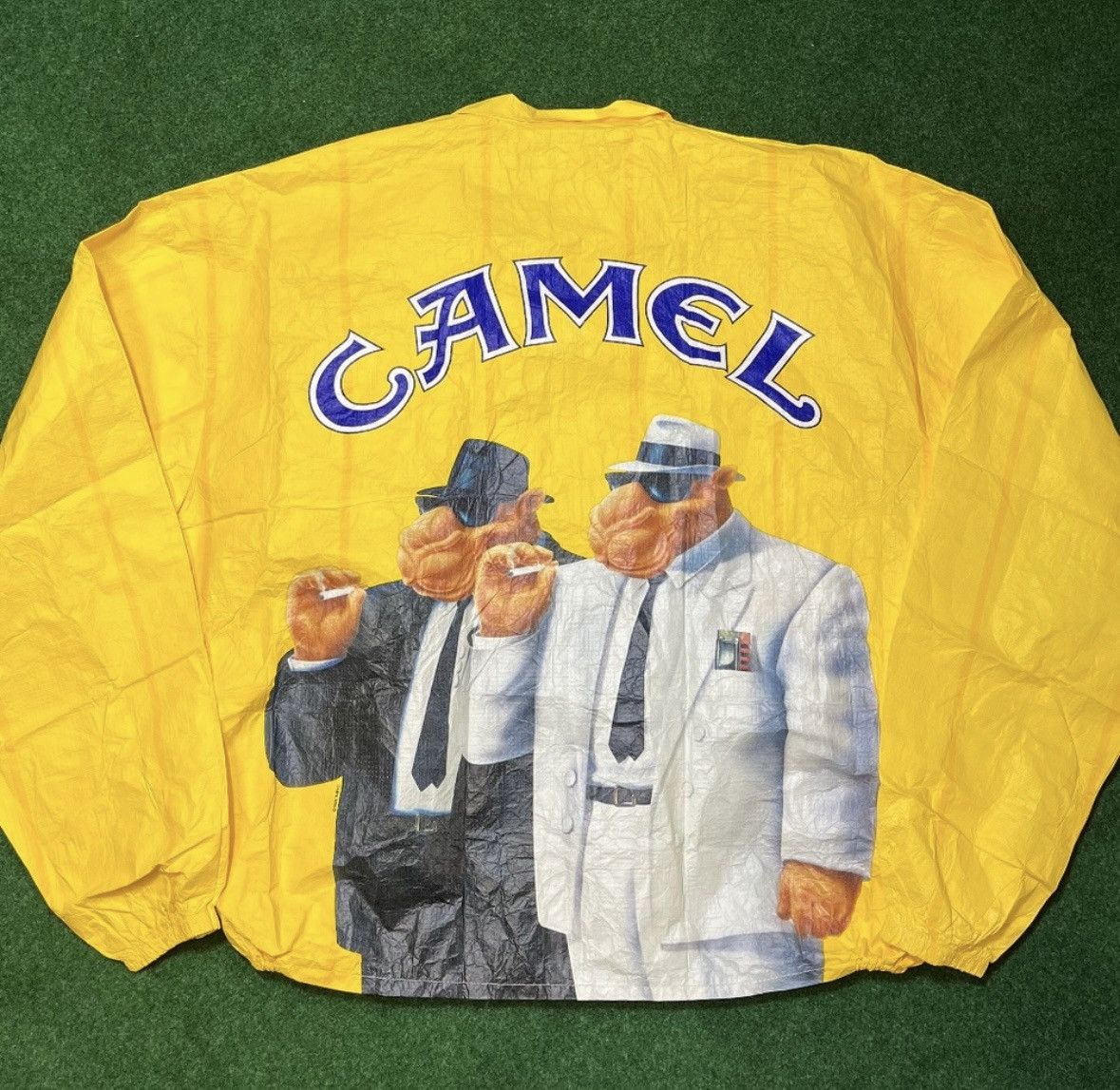 Camel Vintage 1992 Camel Cigarettes Joe Camel Jacket XL Yellow Size US XL / EU 56 / 4 - 8 Thumbnail