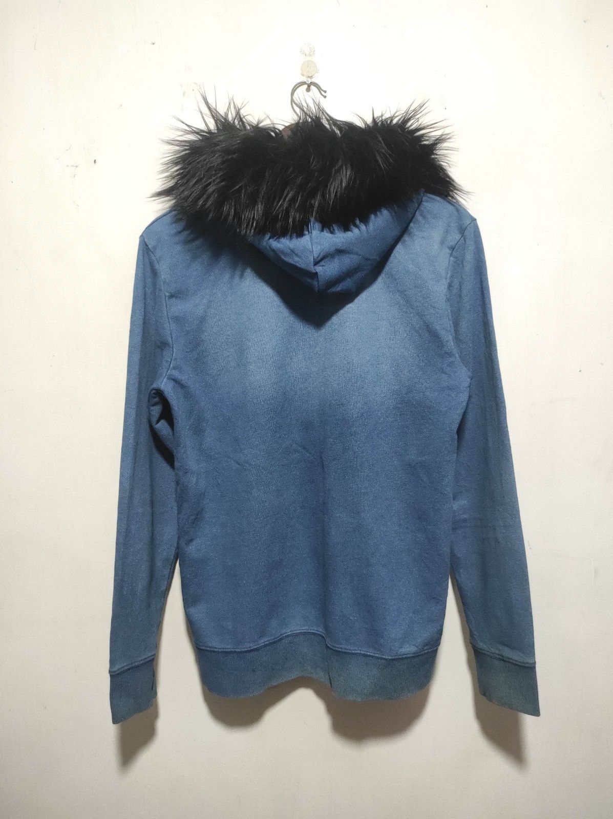 Japanese Brand Growth by Grail denim zip fur hoodie ifsix LGB style Size US L / EU 52-54 / 3 - 10 Thumbnail