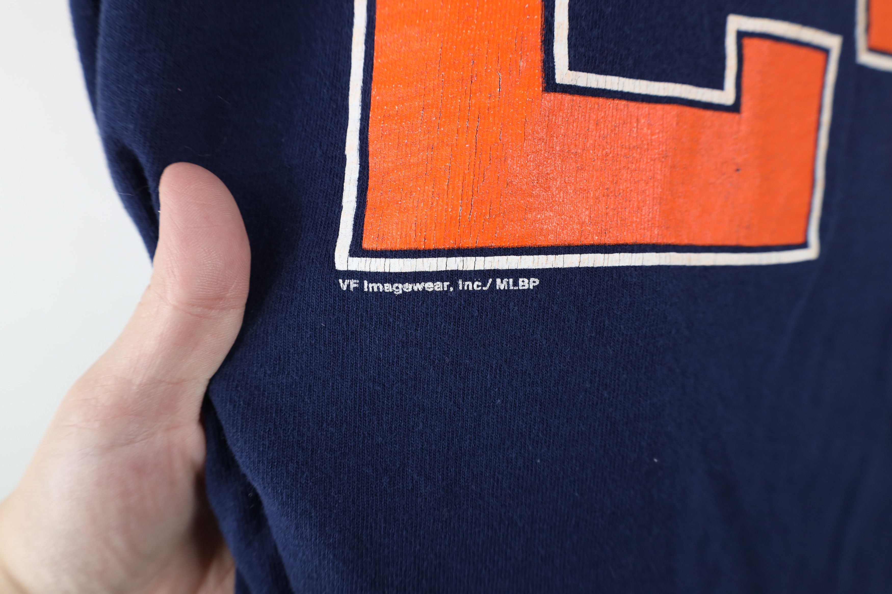 Vintage Vintage Detroit Tigers Baseball Jersey T-Shirt Blue #24 Size US XL / EU 56 / 4 - 11 Thumbnail