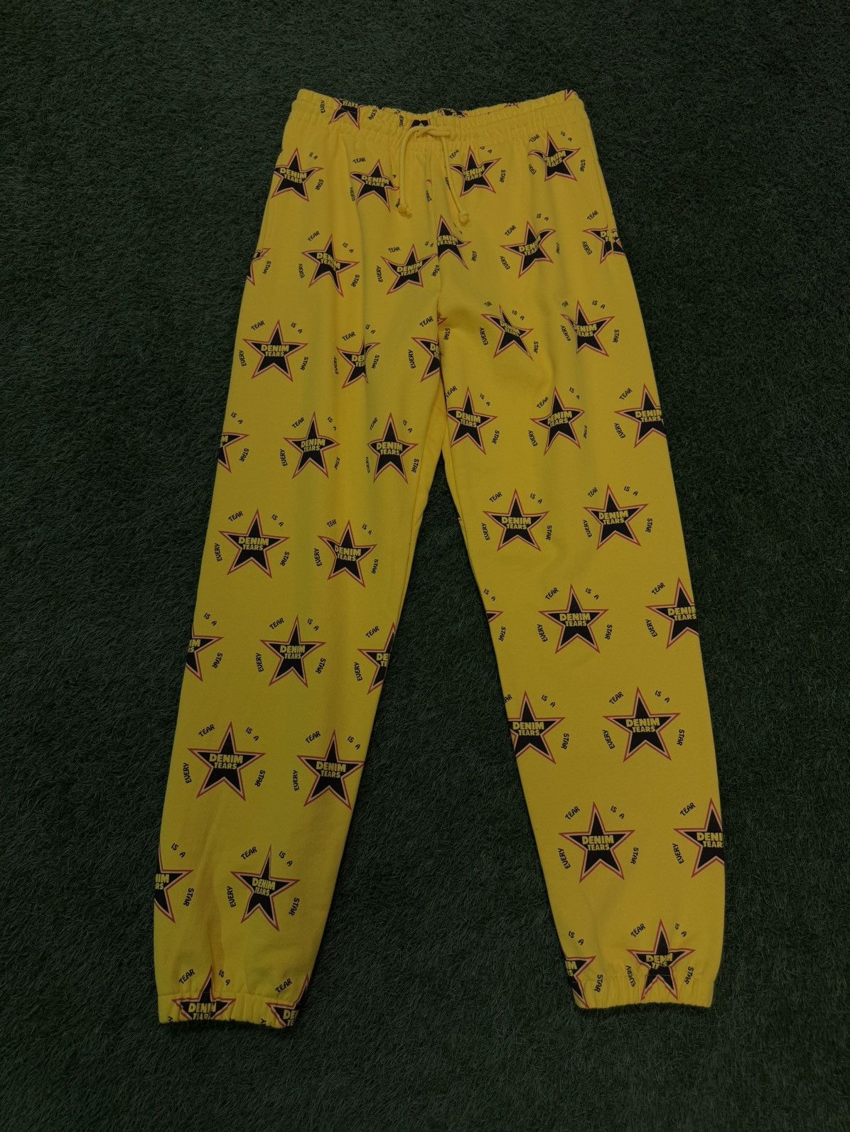 DENIM TEARS Denim Tears Yellow Sweatpants Size M (NEW) Size US 32 / EU 48 - 1 Thumbnail