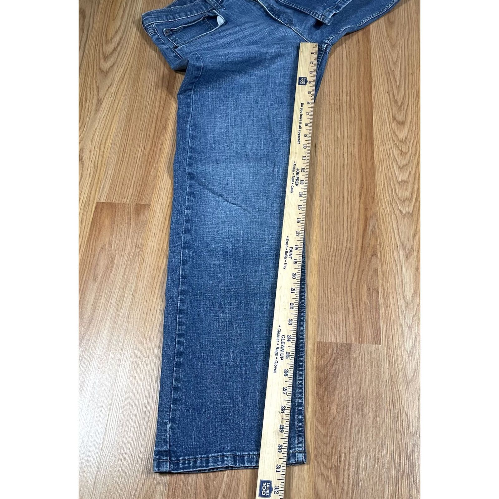 Wrangler Wrangler Jeans Men’s 32Wx32L Relaxed Fit Straight Leg Stretch Blue Denim Pants Size US 32 / EU 48 - 6 Thumbnail