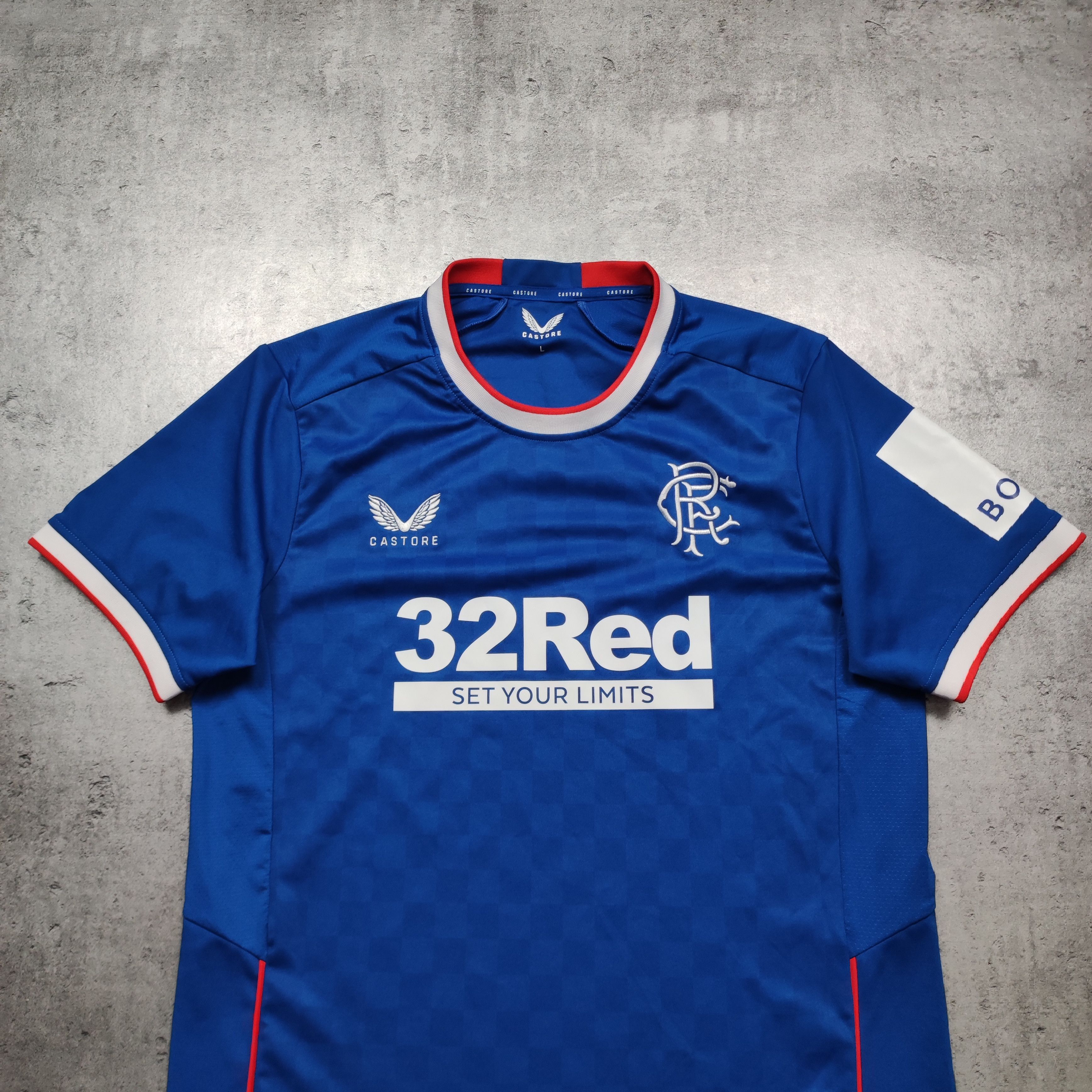 Vintage Glasgow Rangers Football 2023 Castore Home Jersey Size US L / EU 52-54 / 3 - 3 Thumbnail