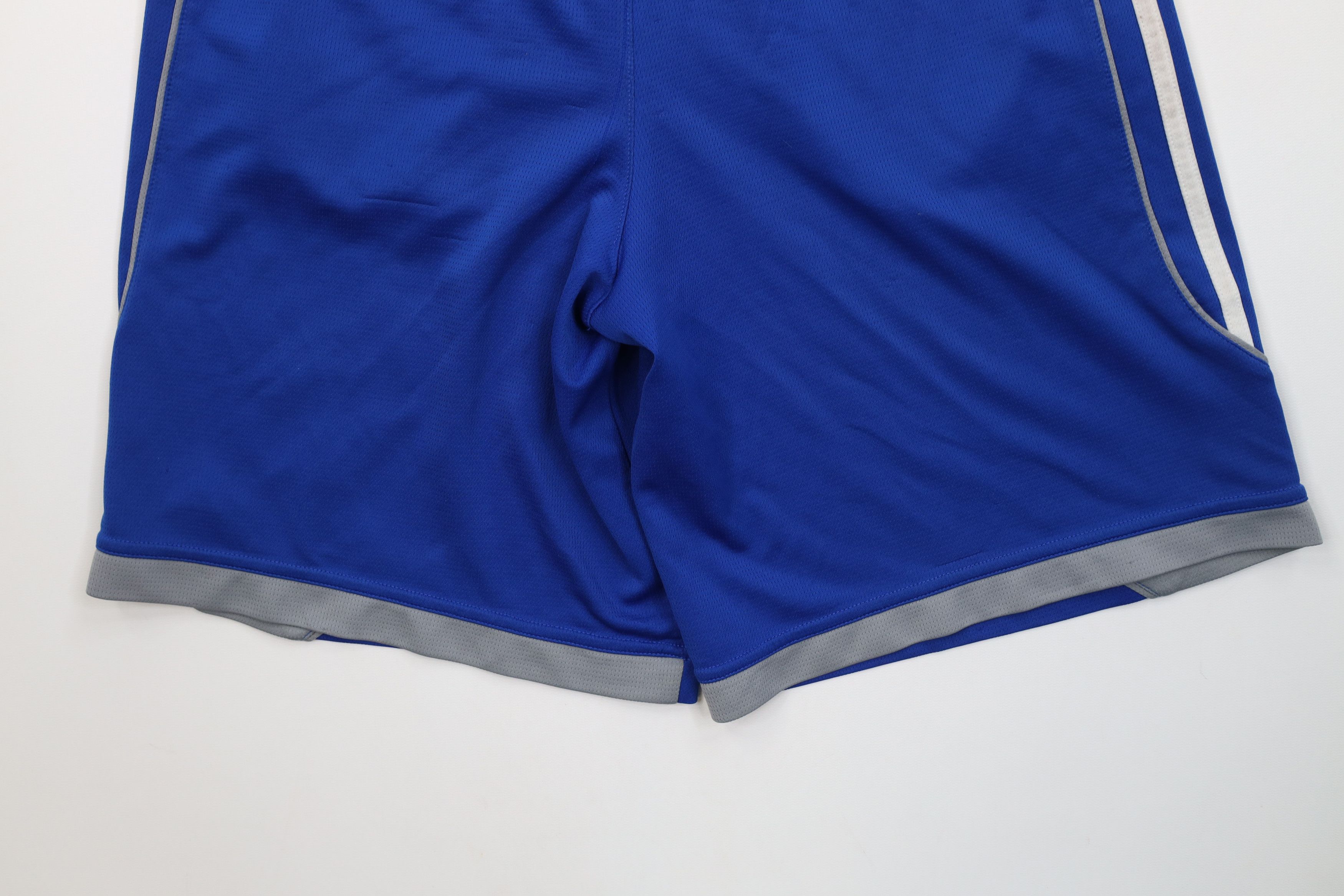 Adidas Vintage Y2K Adidas Running Jogging Soccer Shorts Blue Size US 32 / EU 48 - 14 Thumbnail