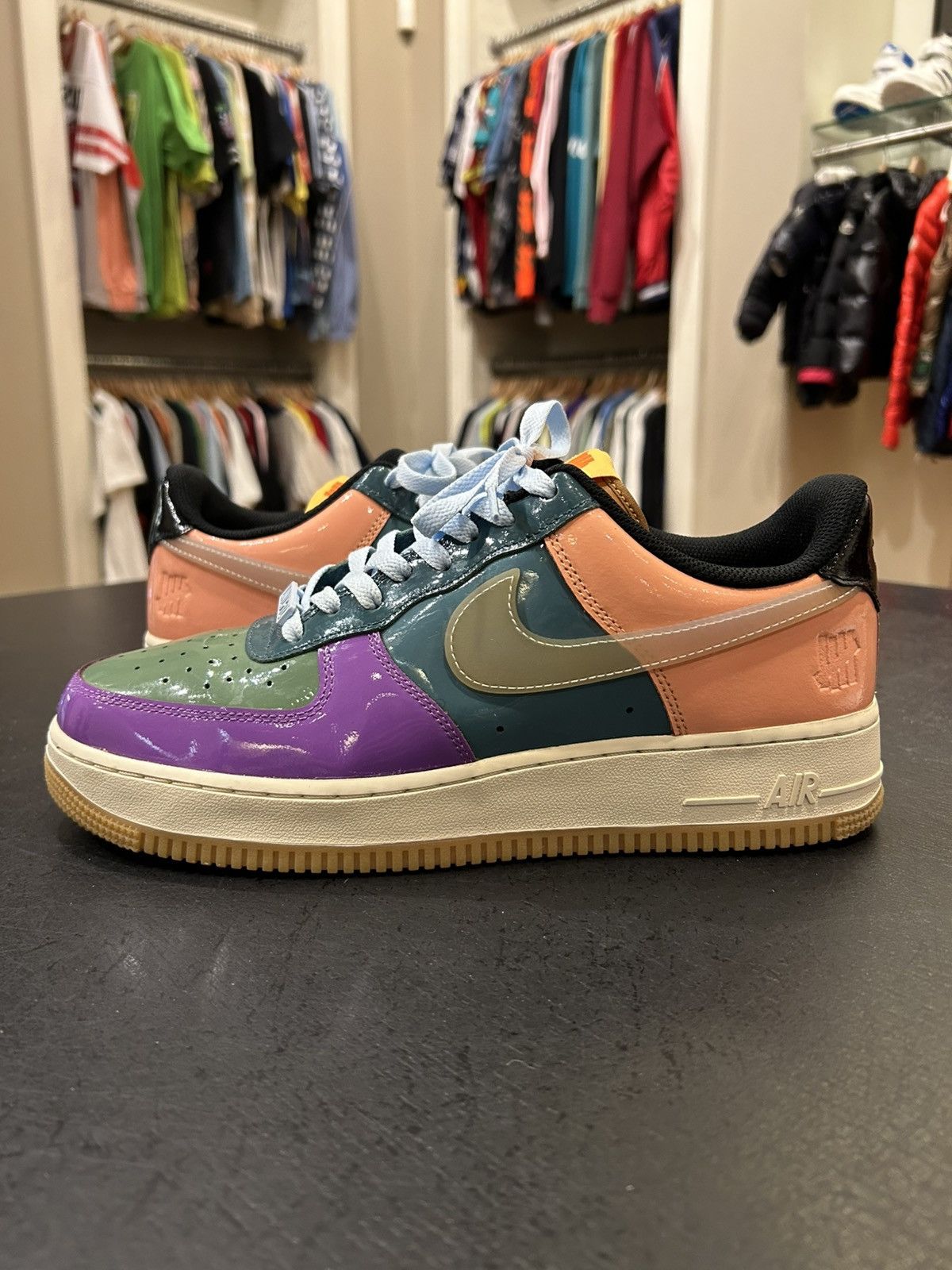 Nike Nike Air Force 1 Low ‘Undefeated Multi Patent Wild Berry’ Size US 10 / EU 43 - 2 Thumbnail