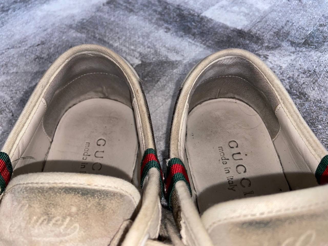 Gucci Gucci Monogram Print Leather Low Top Sneakers Size US 9 / EU 42 - 9 Thumbnail