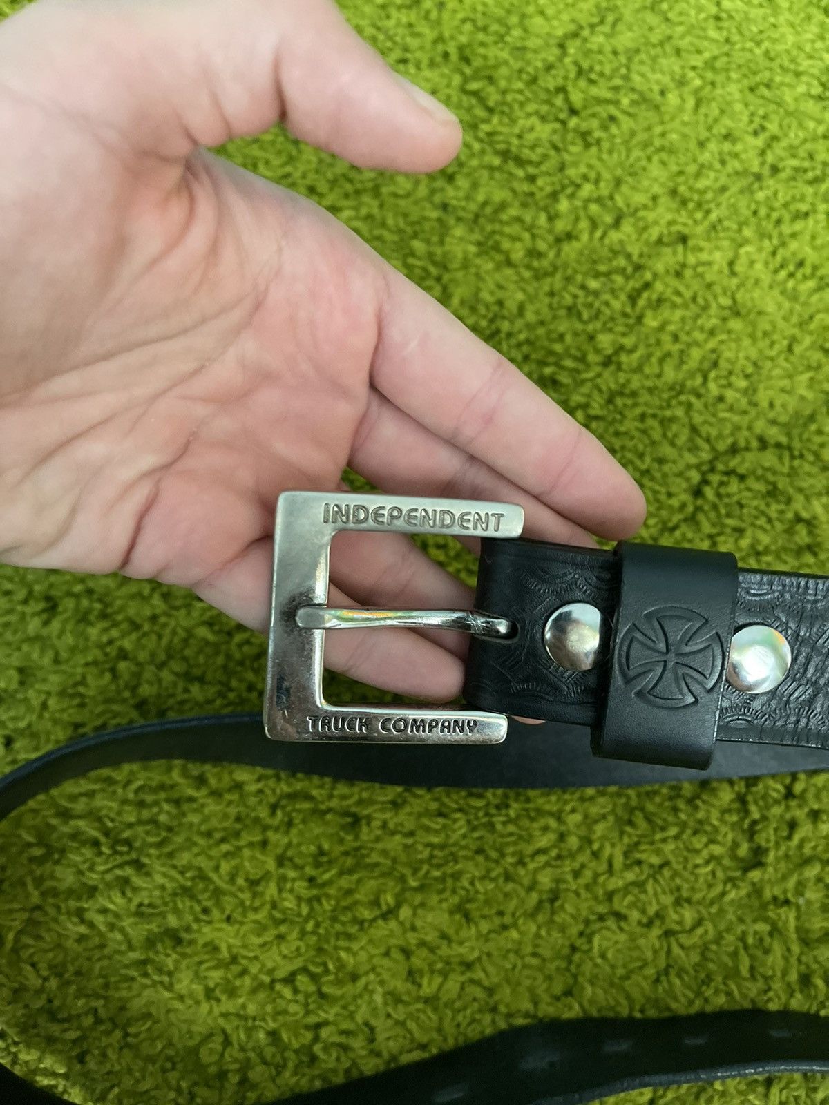 Independent Truck Co. × Vintage Independent Truck Co. real leather belt Size 34 - 3 Thumbnail