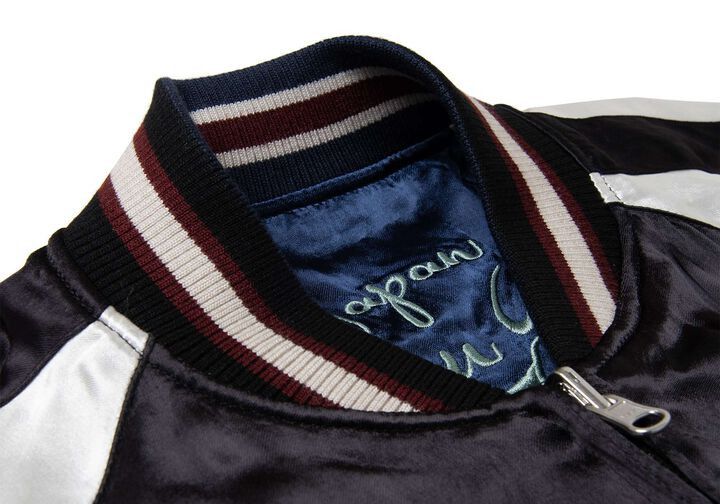 Studio D'Artisan Studio D'artisan-Men's Satin Sukajan Reversible Woven Jacket Size US M / EU 48-50 / 2 - 5 Thumbnail