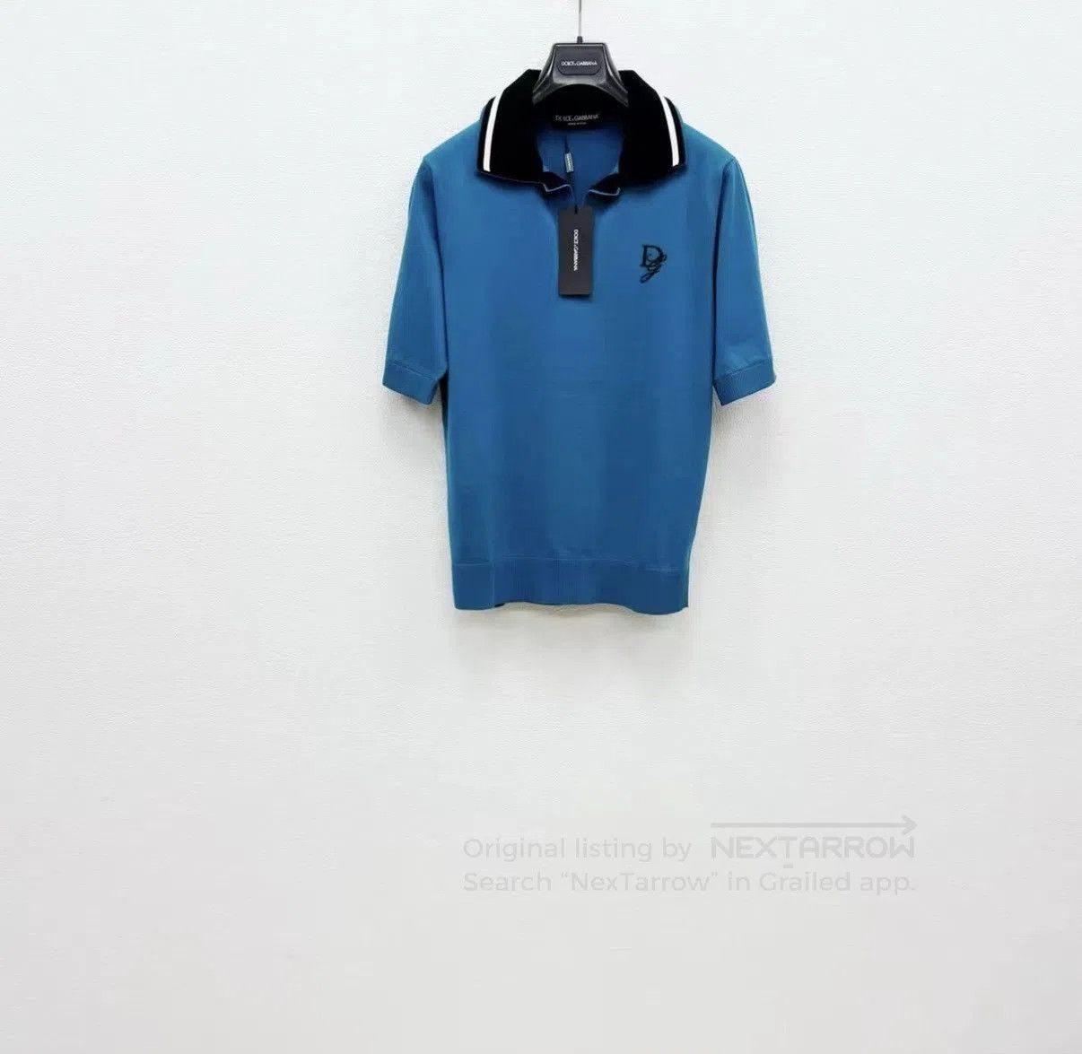 Dolce & Gabbana Blue Short-Sleeve Polo Shirt. Size US S / EU 44-46 / 1 - 1 Thumbnail