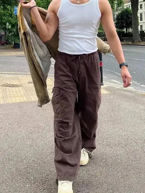 Japanese Brand Men's lightweight cargo pants Size US 34 / EU 50 - 4 Thumbnail
