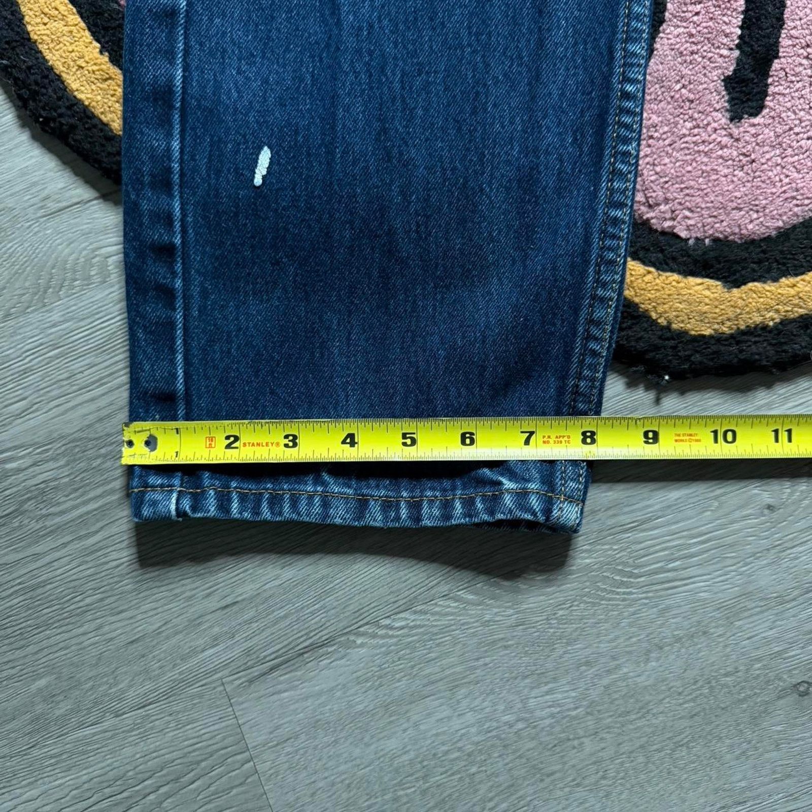 Levi's Levi’s Strauss 505 Regular Straight Fit Denim Jeans 34x34 Size US 34 / EU 50 - 6 Thumbnail
