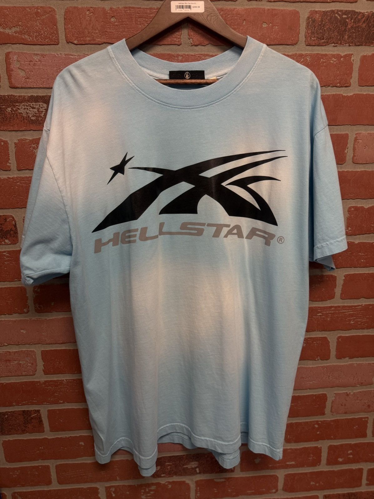 Hellstar “Baby Blue” Tee Shirt Size XL (NEW) Authentic