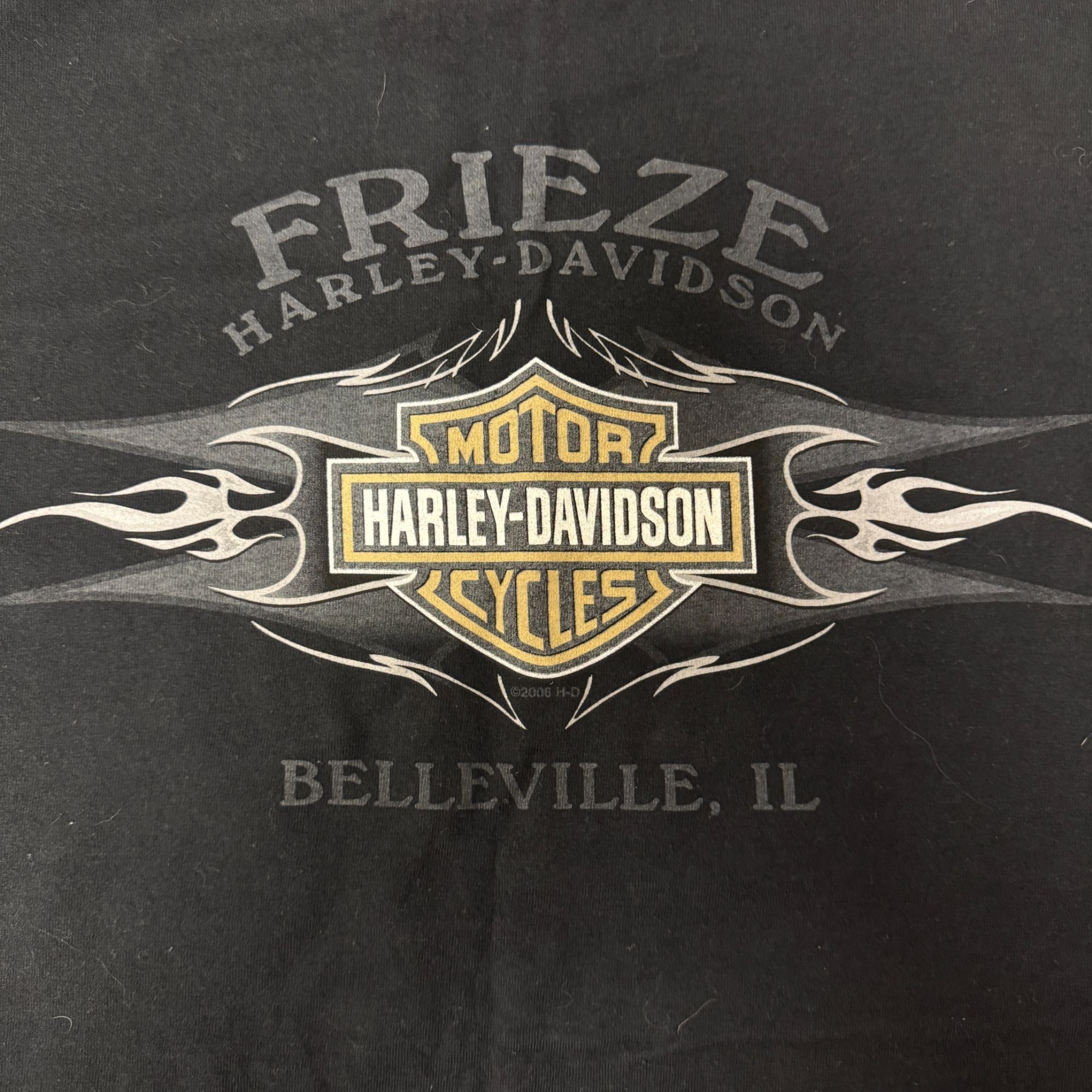 Harley Davidson Frieze H-D HOLD EM Gambler CASINO POKER Motorcycle Biker Tee Size US L / EU 52-54 / 3 - 5 Thumbnail