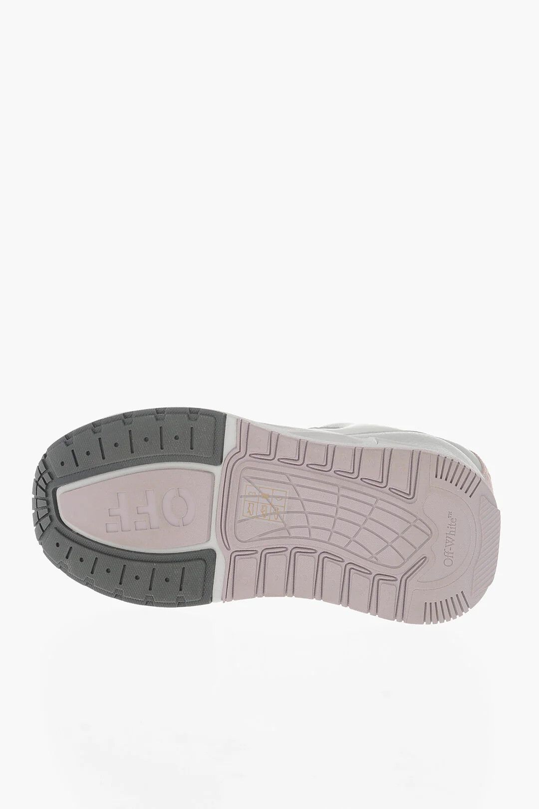 Off-White og1mm0426 Leather Low-Top Sneakers in White & Grey Size US 7 / IT 37 - 5 Thumbnail
