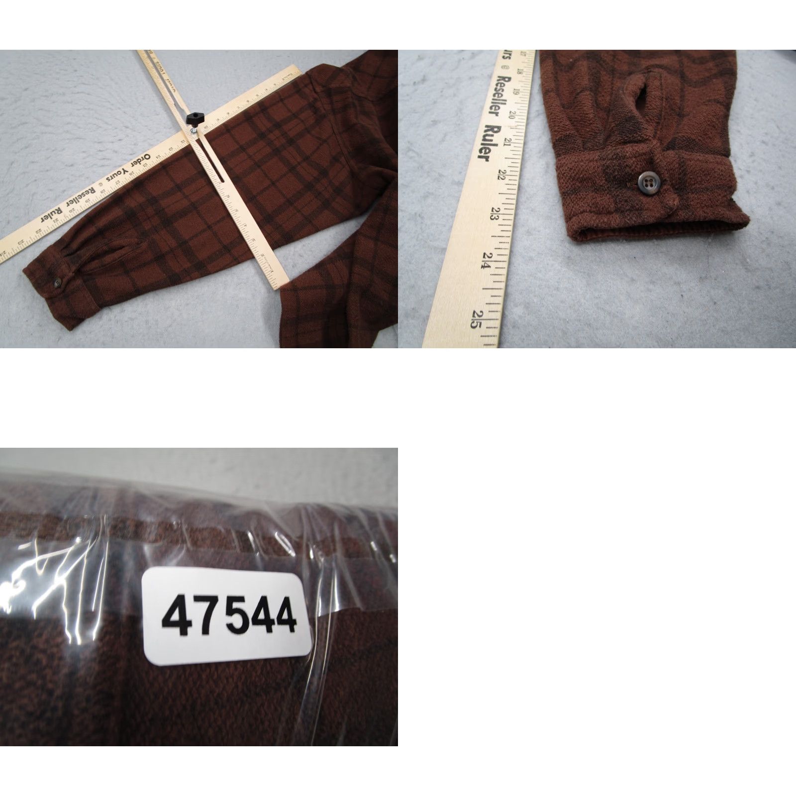 Gap VINTAGE Gap Jacket Mens Large Brown Plaid Shacket - Over Shirt - 90s Bohemian Retro Warm All Seasons Bomber Style Mens L Brown Plaid Jacket Size US L / EU 52-54 / 3 - 8 Thumbnail