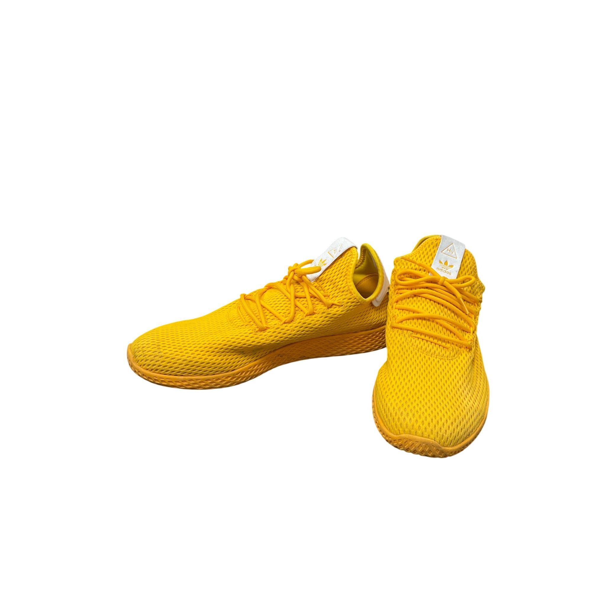 Adidas Adidas Pharrell Williams Tennis Hu Mens Yellow Mesh Sneakers Size US 13 / EU 46 - 2 Thumbnail