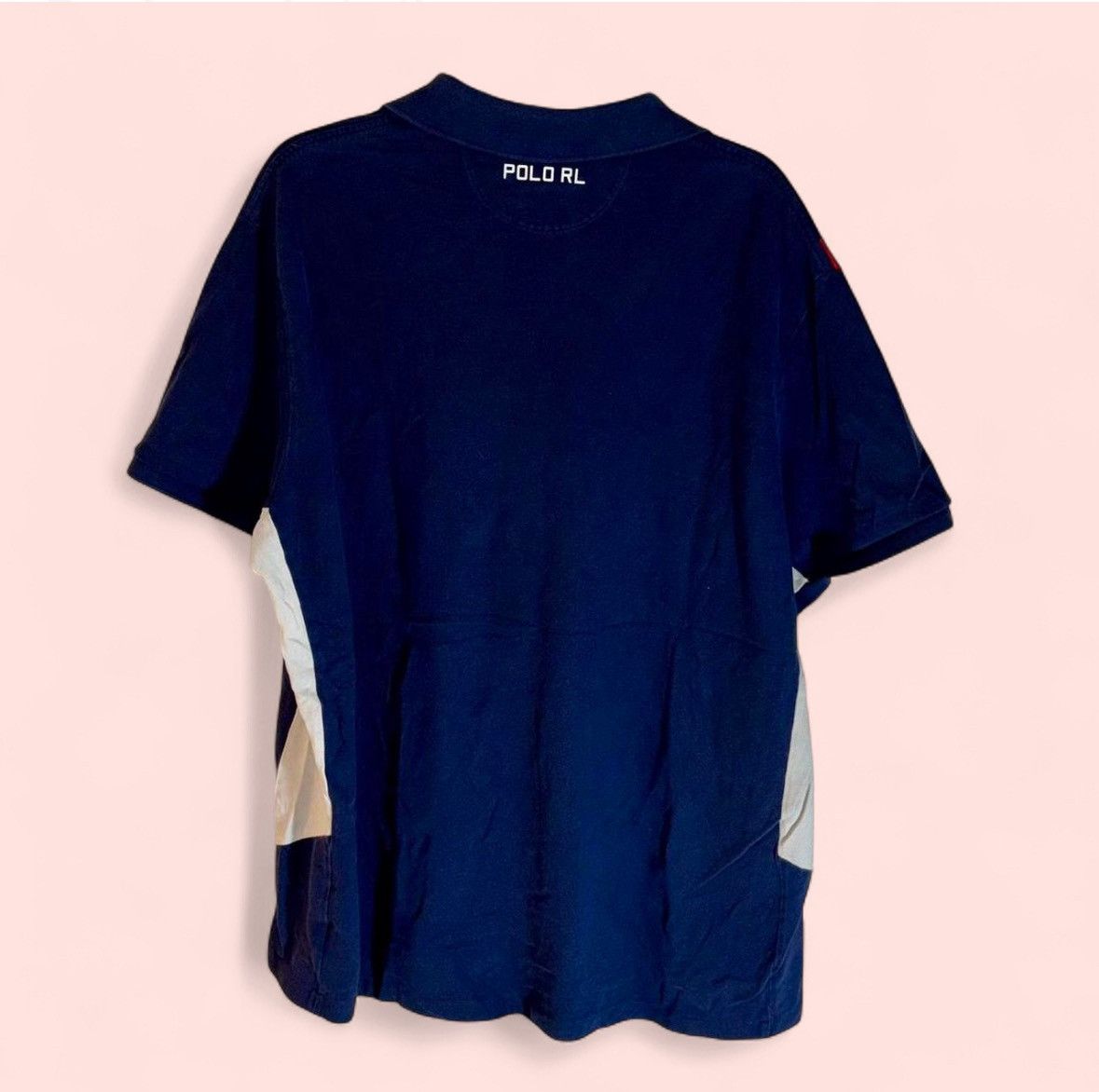 Polo Ralph Lauren Y2K Chief Keef POLO Shirt SPAIN Navy Polo Ralph Lauren 2000s Size US XXL / EU 58 / 5 - 2 Thumbnail