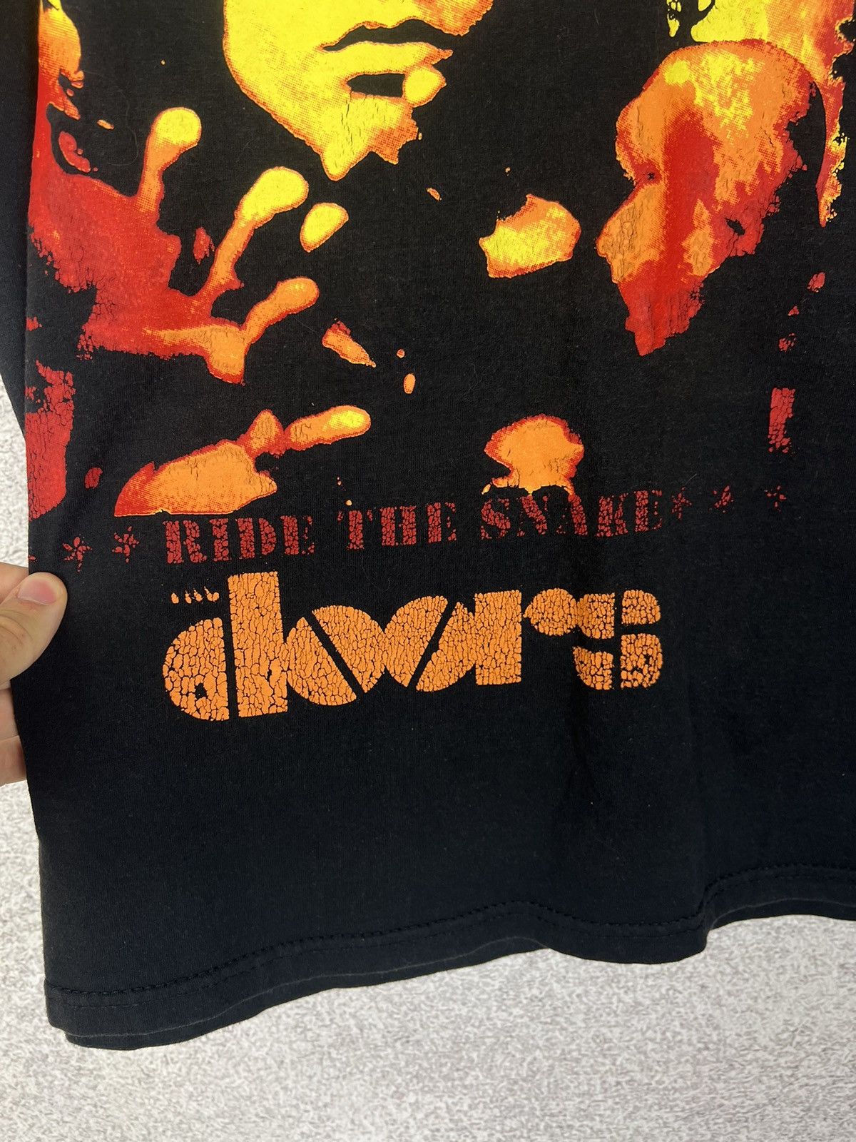 Band Tees Vintage The Doors Jim Morrison Rock T-Shirt Punk Band Tee Size US L / EU 52-54 / 3 - 6 Thumbnail
