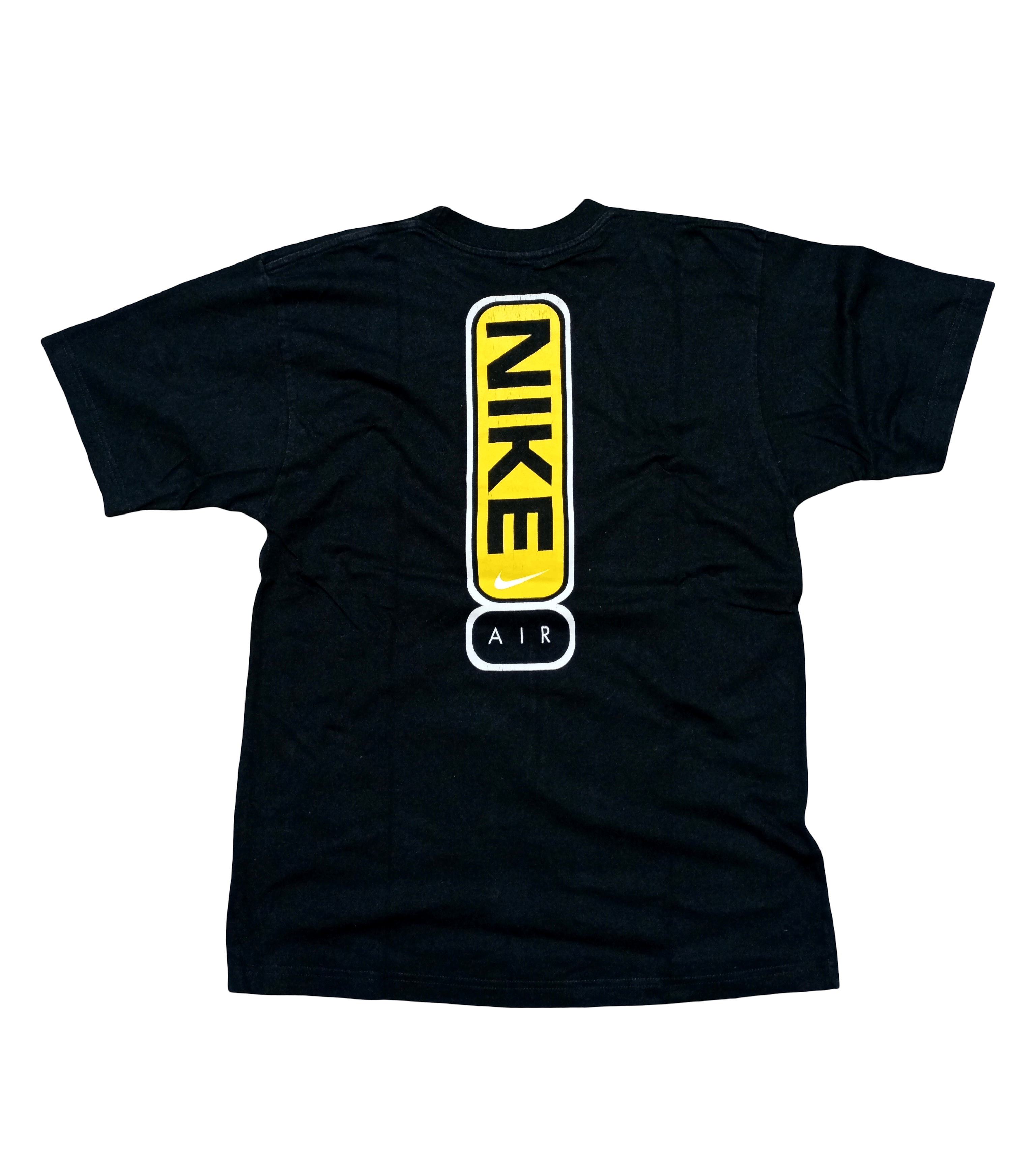 Nike Vintage 90s Nike Air Swoosh logo black t-shirt Size US M / EU 48-50 / 2 - 1 Thumbnail