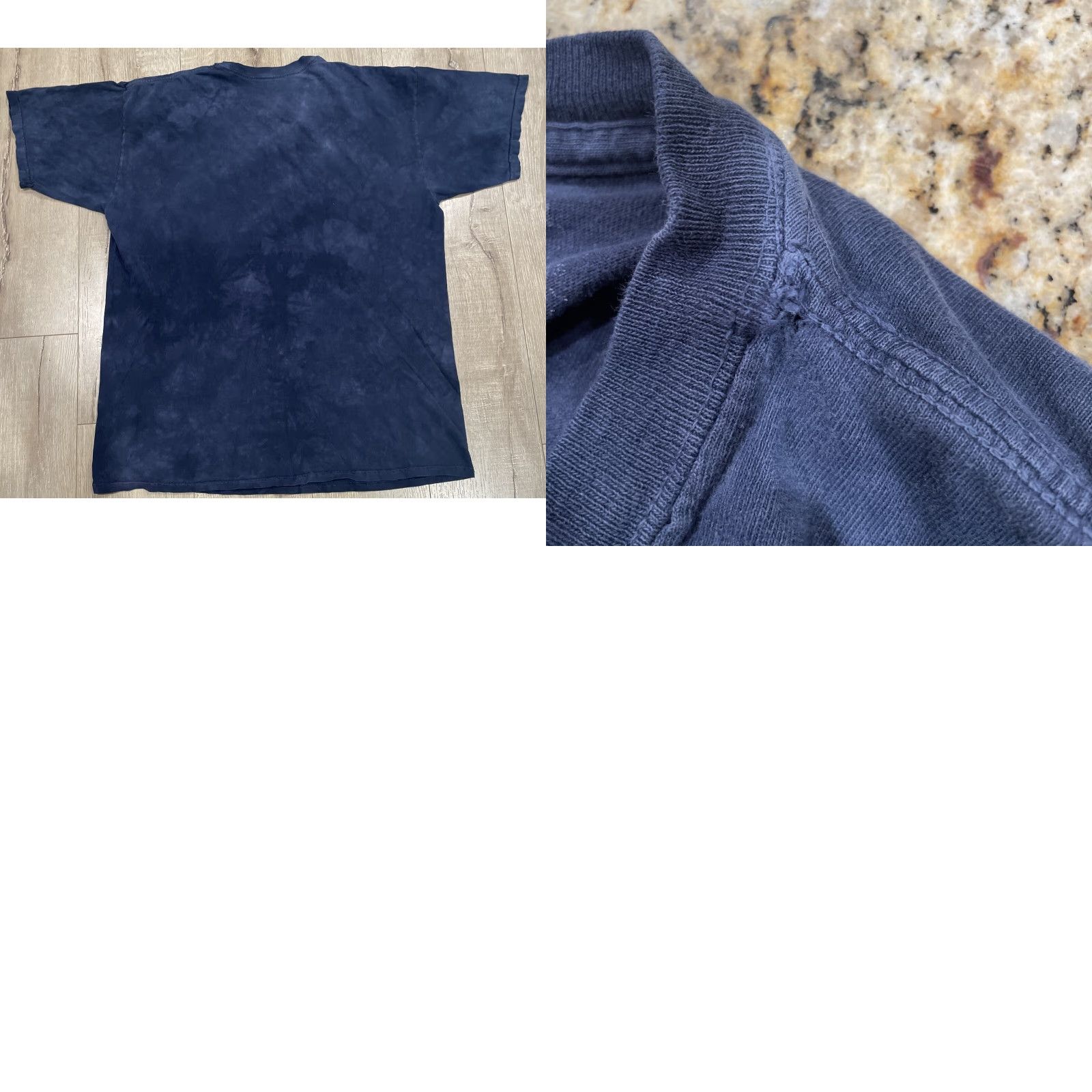 The Mountain VINTAGE The Mountain Graphic Pirate T Shirt XL Blue Skull Ship Tie Dye Tee Juniors? Size US XL / EU 56 / 4 - 8 Thumbnail
