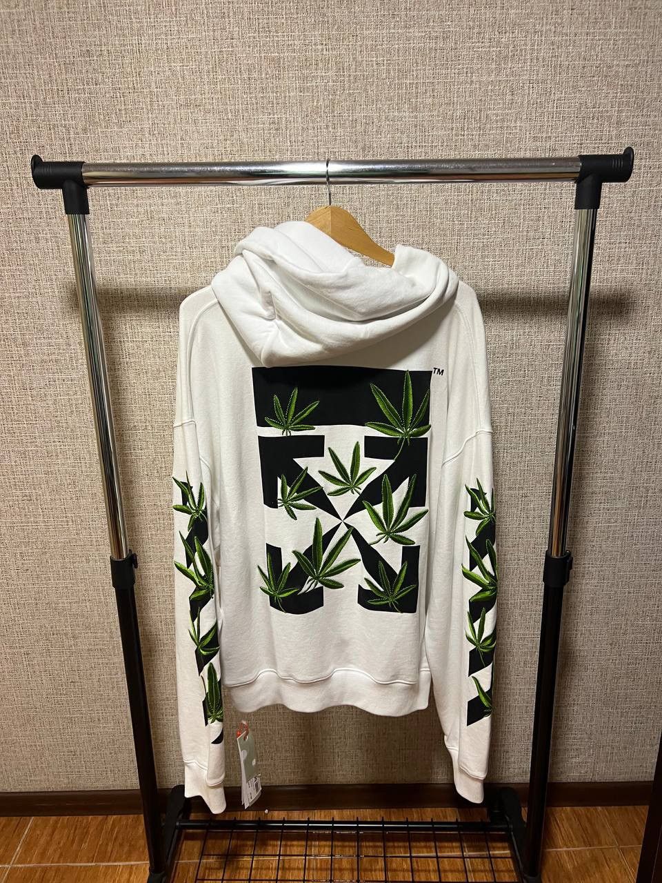 Off-White OFF WHITE HIGH WEED WHITE HOODIE Size US XXL / EU 58 / 5 - 1 Thumbnail
