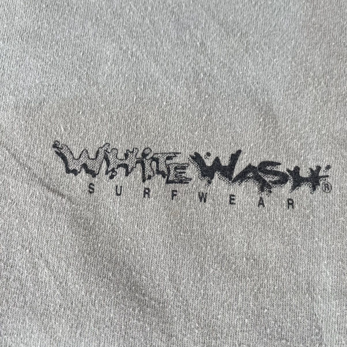 Vintage 🔥🔥Vintage White Wash Big Logo Sun Faded Surfing Tee Size US XL / EU 56 / 4 - 5 Thumbnail