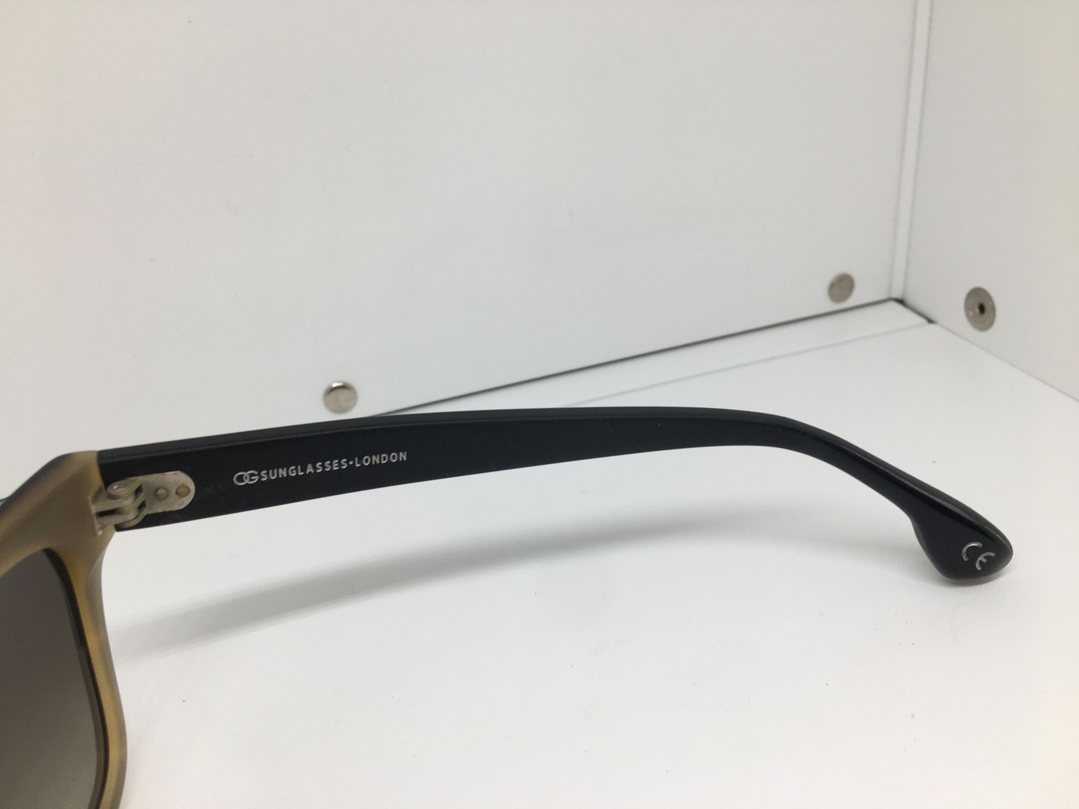 Other Oliver Gold Smith Matte Tortoise Split Sunglasses Frame Size ONE SIZE - 4 Thumbnail