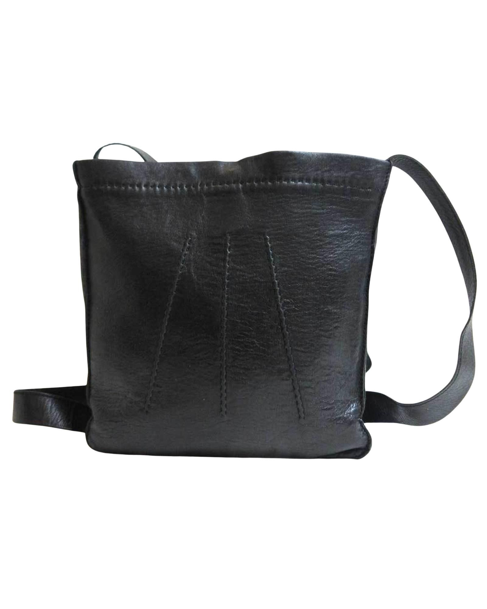image of Sophisticated Hermes Toudou Leather Pochette And Shoulder Bag in Black, Women's