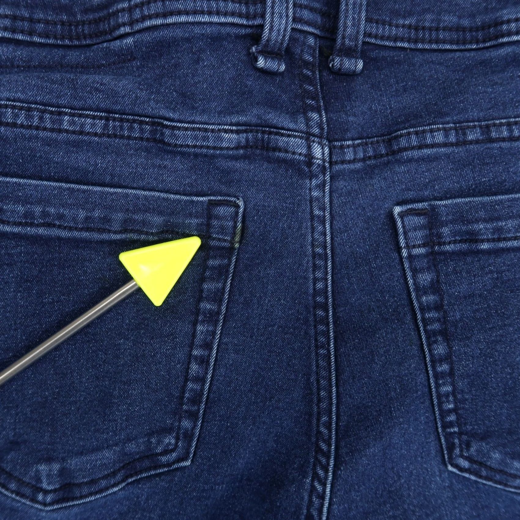Denime The Perfect Jean Slim Thick Jeans Mens 30x28 Blue Mid Rise Stretch Denim Dark Jeans Size US 30 / EU 46 - 4 Thumbnail