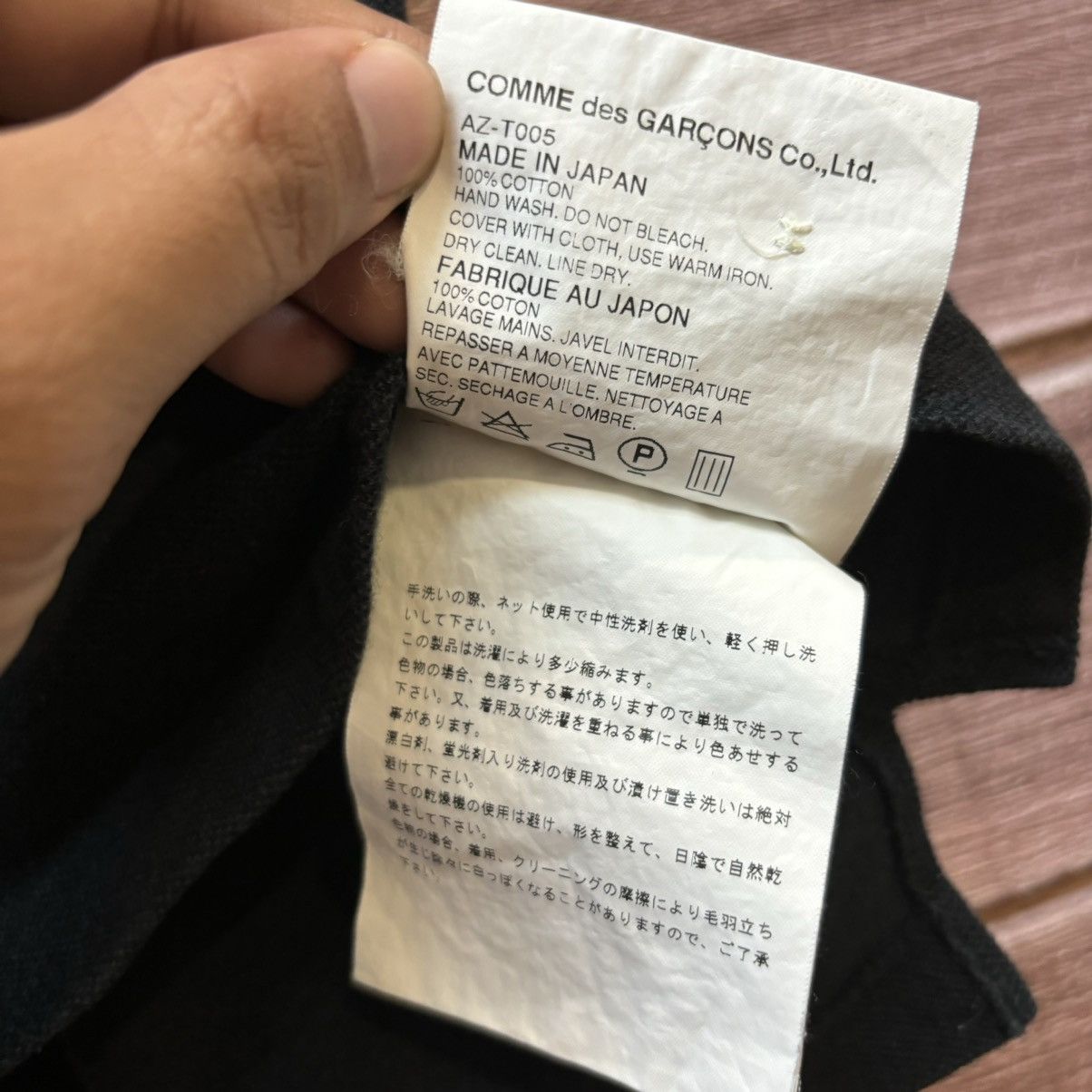 Comme des Garcons 2002 Comme Des Garcons Play Polo Shirt Size M / US 6-8 / IT 42-44 - 7 Thumbnail