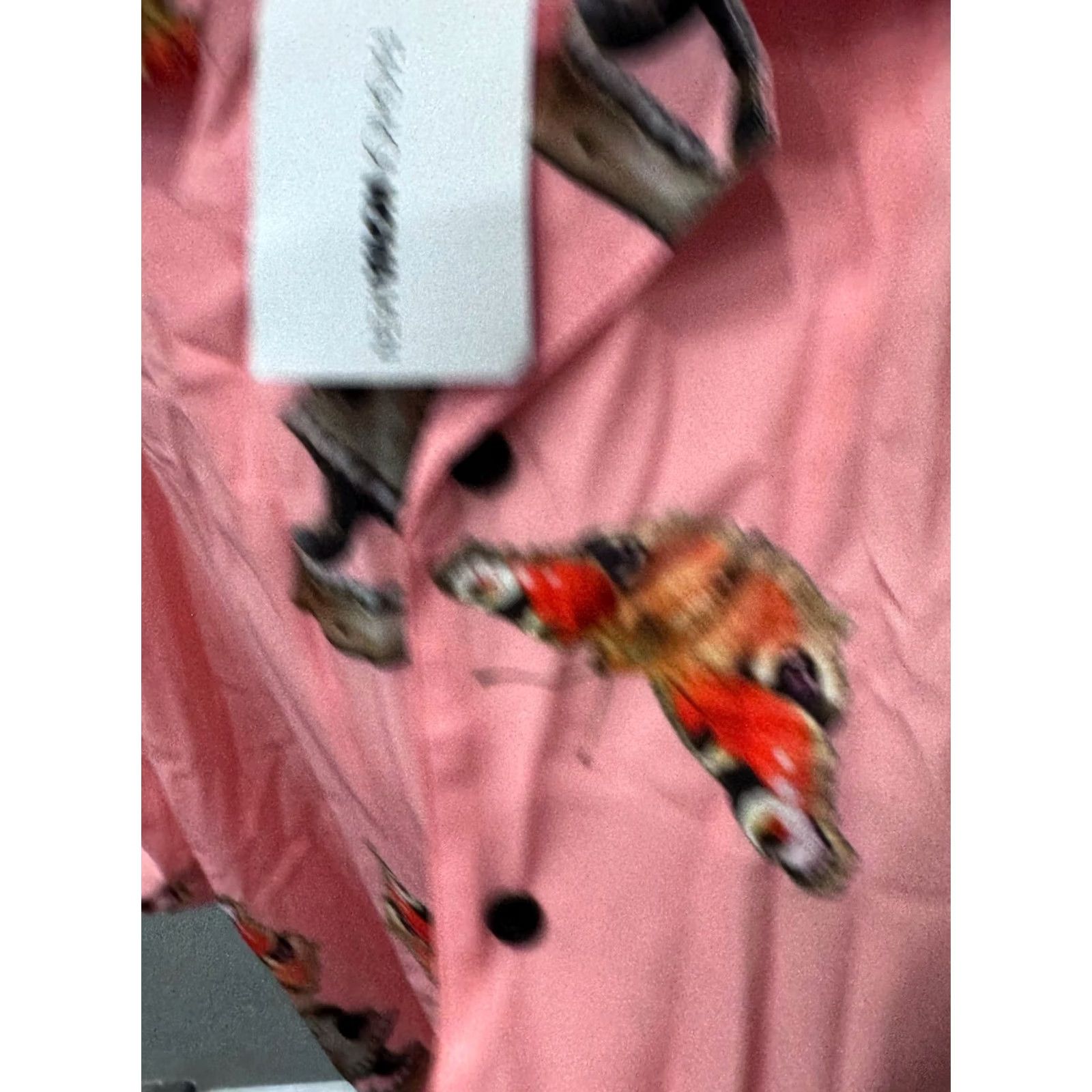 Fashion Nova NWT Fashion NOva Men Skull Butterfly SHORT SLEEVE BUTTON UP SHIRT Large - Limited Edition Size US L / EU 52-54 / 3 - 5 Thumbnail