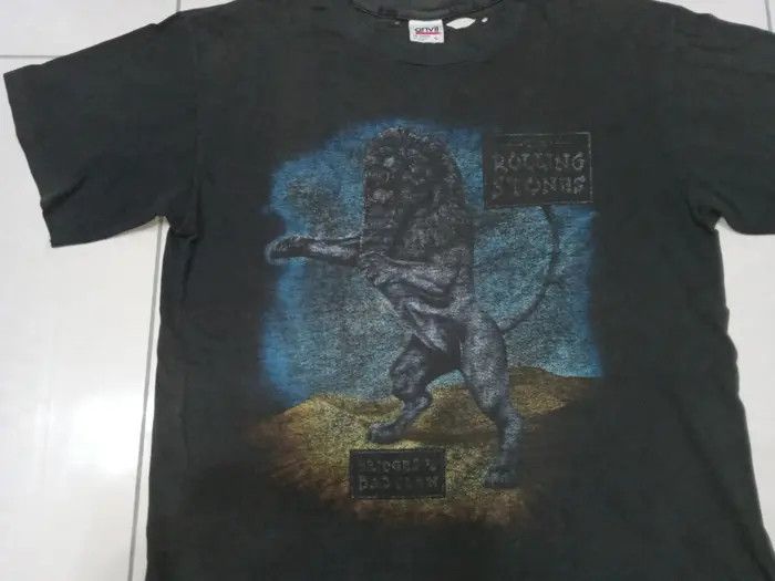 Band Tees × Vintage Vintage 90s Rolling Stones Bridges to Babylon T-Shirt Size US L / EU 52-54 / 3 - 9 Thumbnail