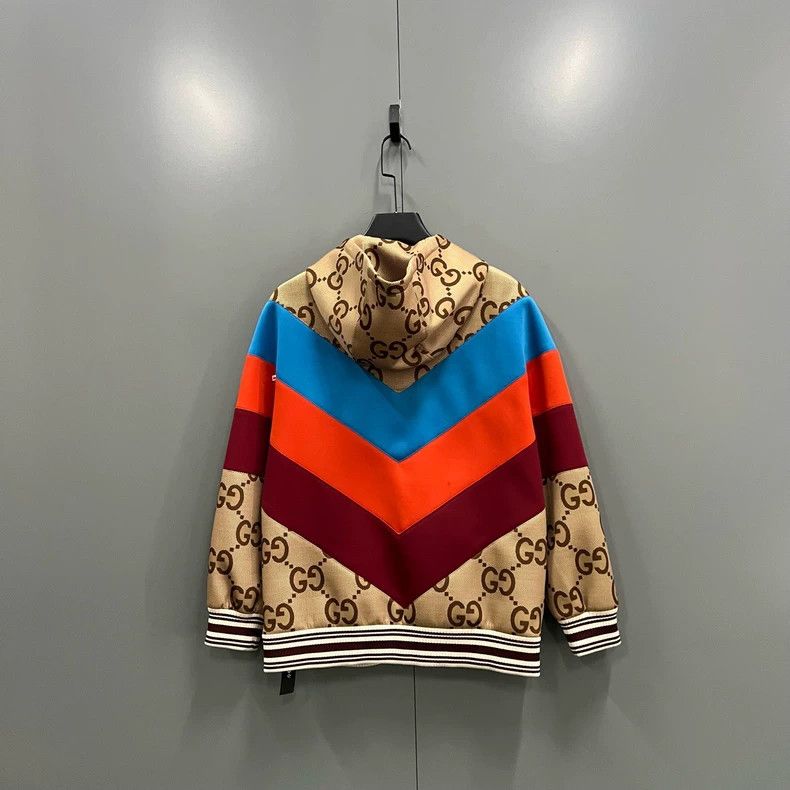 Gucci Gucci Color-blocked twill GG full-print jacket 2504-Nextarr Size US S / EU 44-46 / 1 - 2 Thumbnail