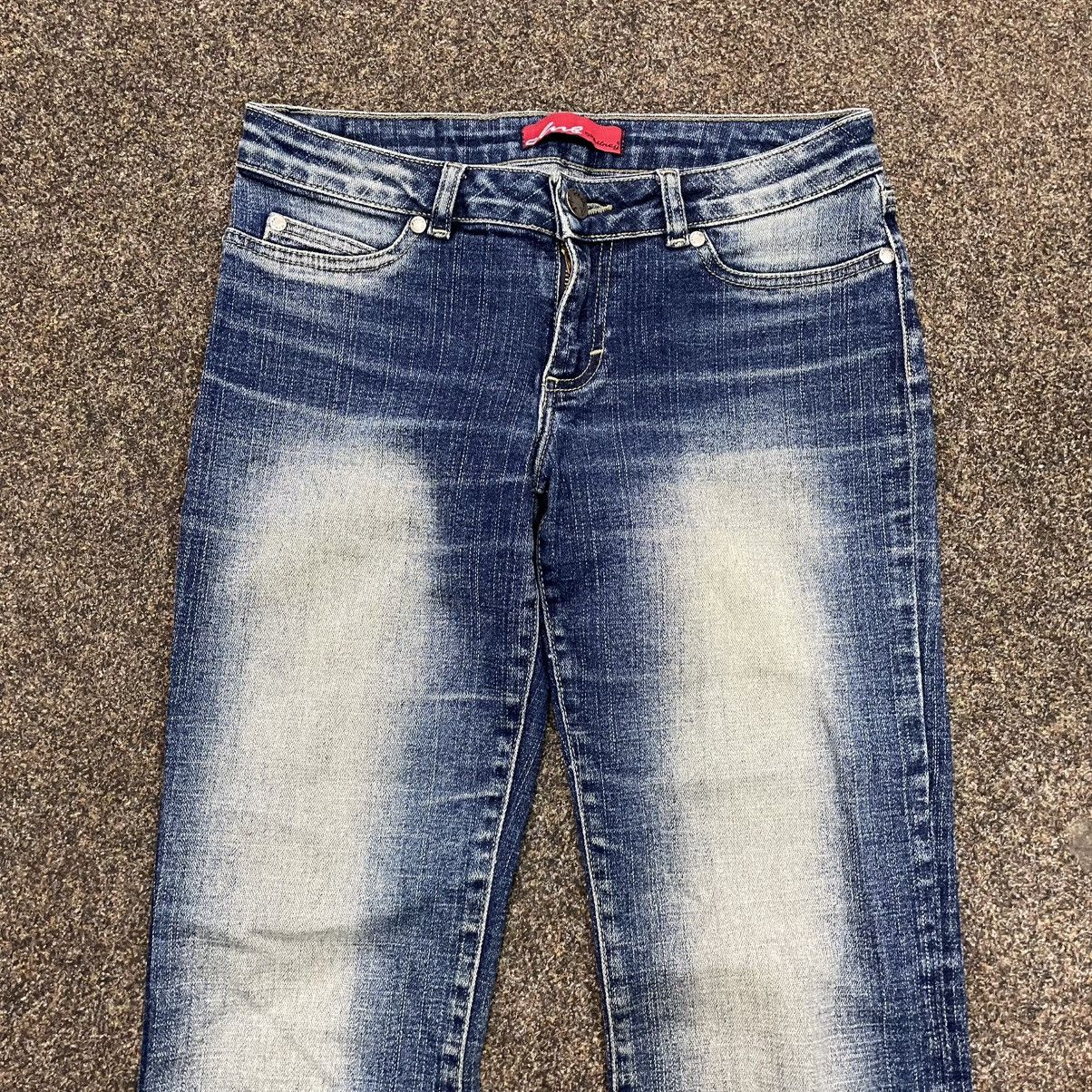 Vintage Y2K Vintage Flared Bootcut Jeans Sun Faded Distressed Grunge Size 32" / US 10 / IT 46 - 4 Thumbnail