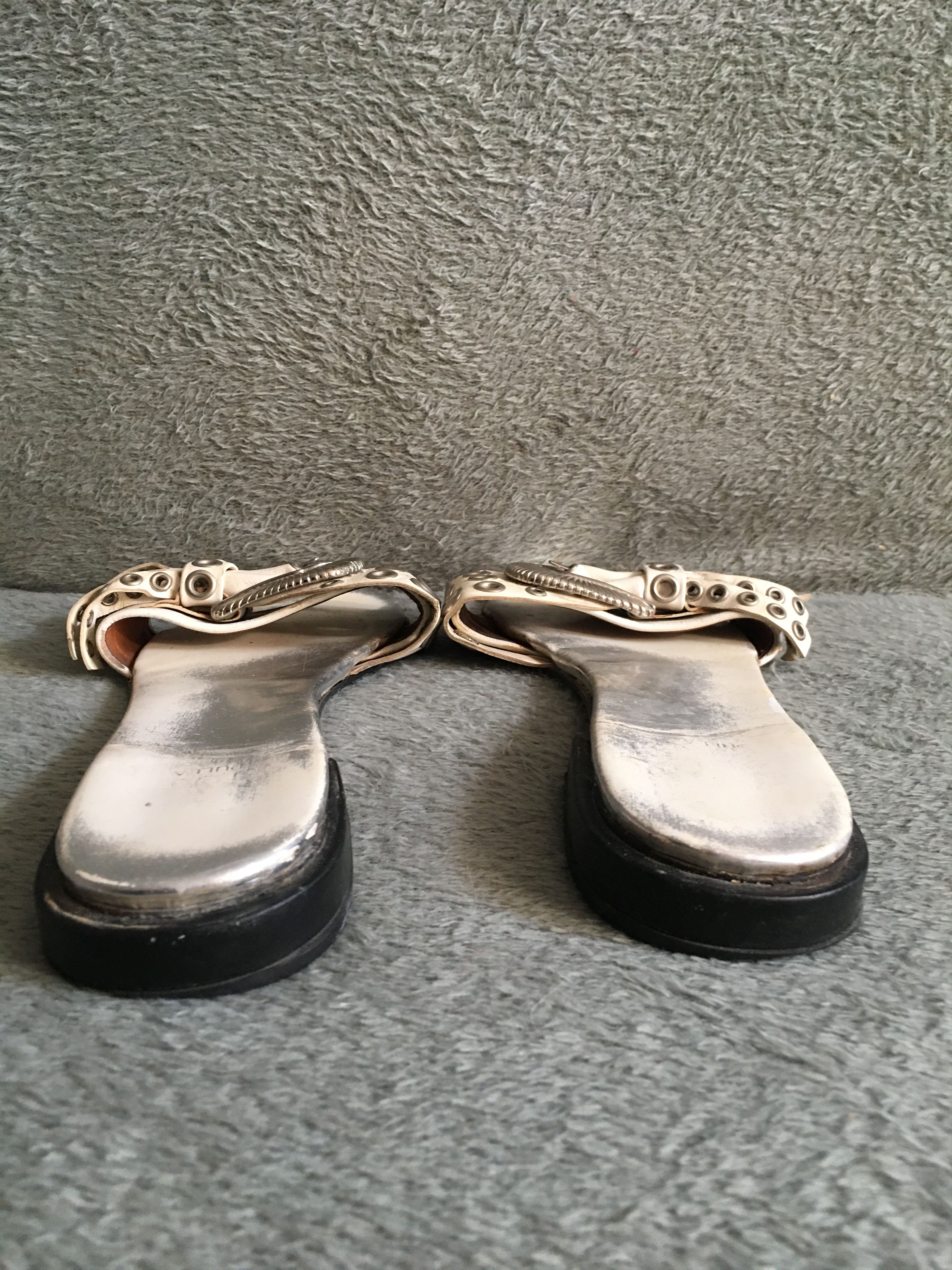 Toga Pulla Toga Pulla Leather Sandals Metal Studded EU 38 Size US 8 / IT 38 - 4 Thumbnail