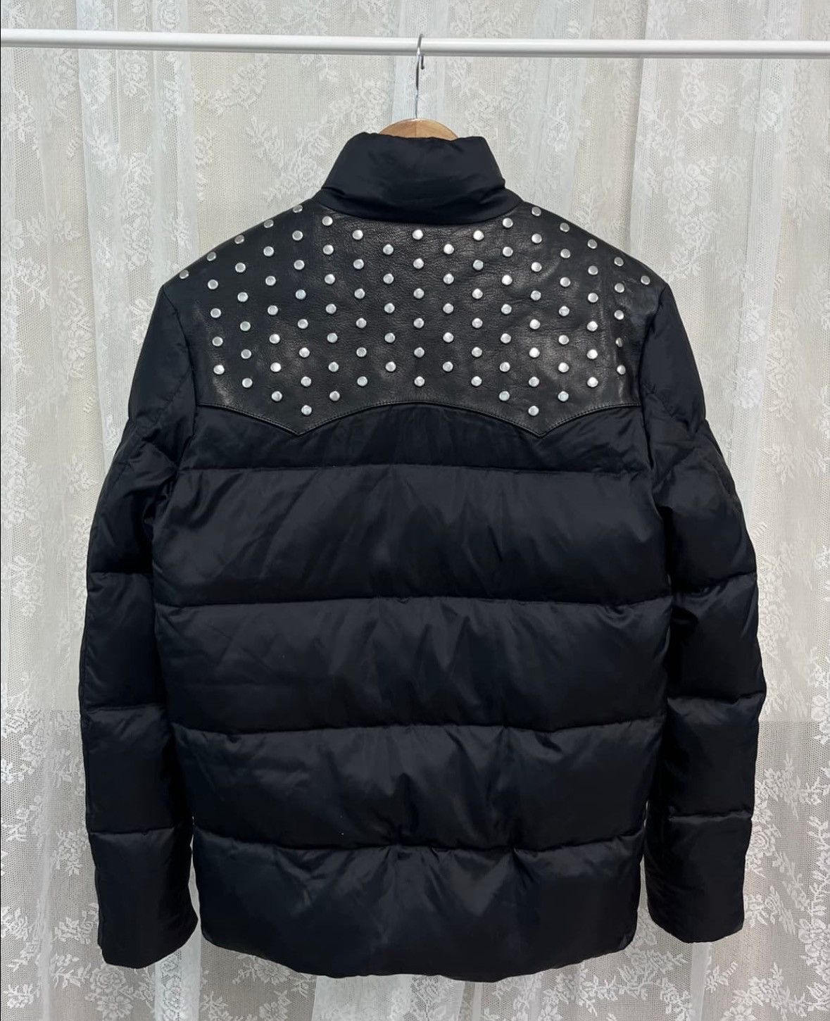 Saint Laurent Paris *rare* 14FW Saint Laurent x Hedi Slimane Studded Down Jacket Size US S / EU 44-46 / 1 - 2 Thumbnail