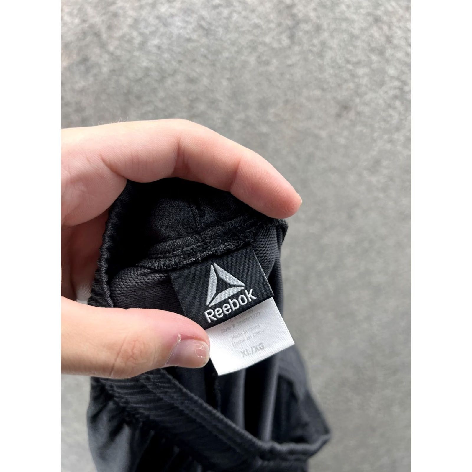 Reebok Reebok Track Pants Mens XL Black Stretch Elastic Waist Athletic Lightweight Size US 36 / EU 52 - 5 Thumbnail