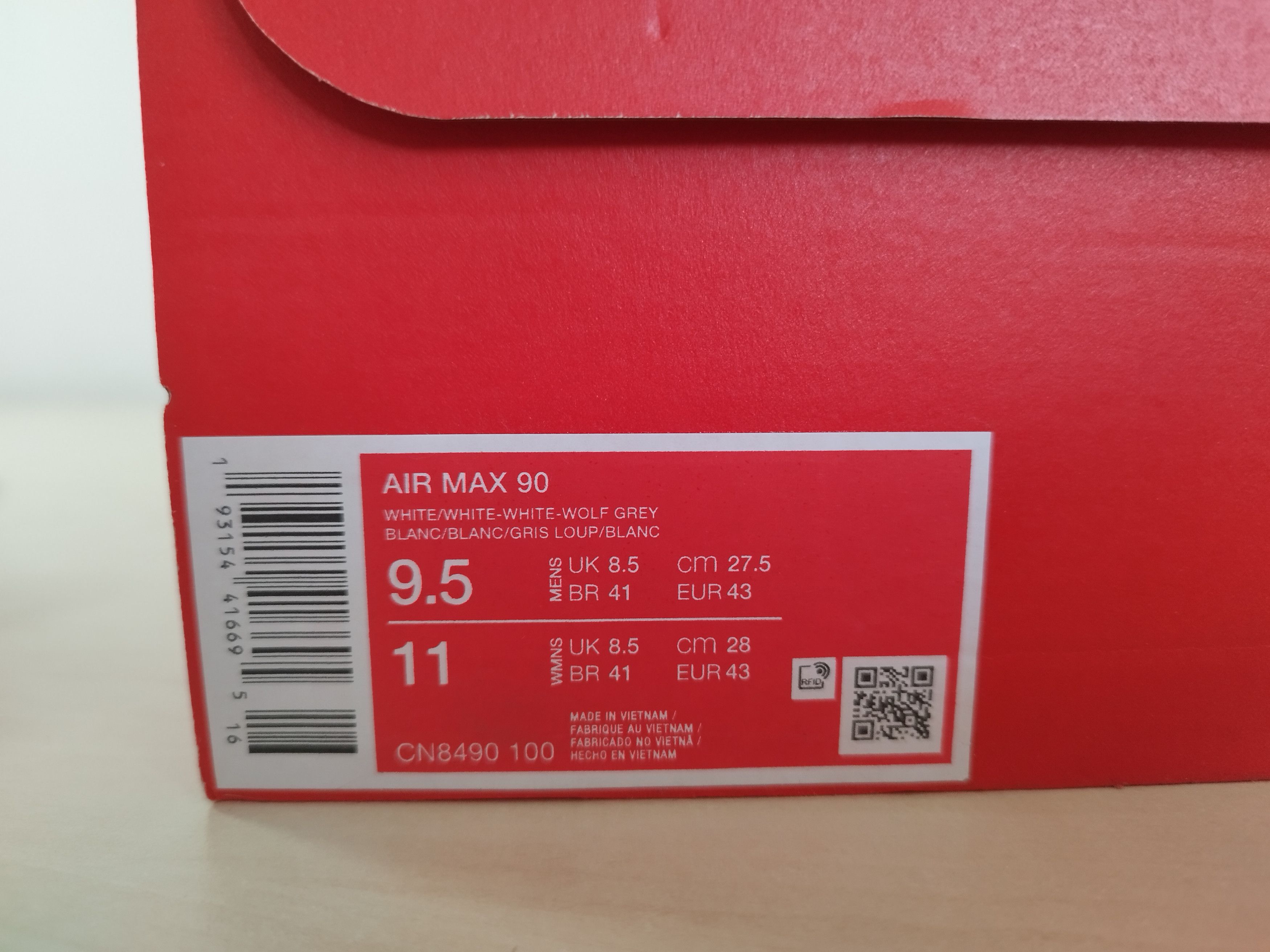 Nike Nike AIR MAX 90 vo farbe Biela Size US 10 / EU 43 - 3 Thumbnail