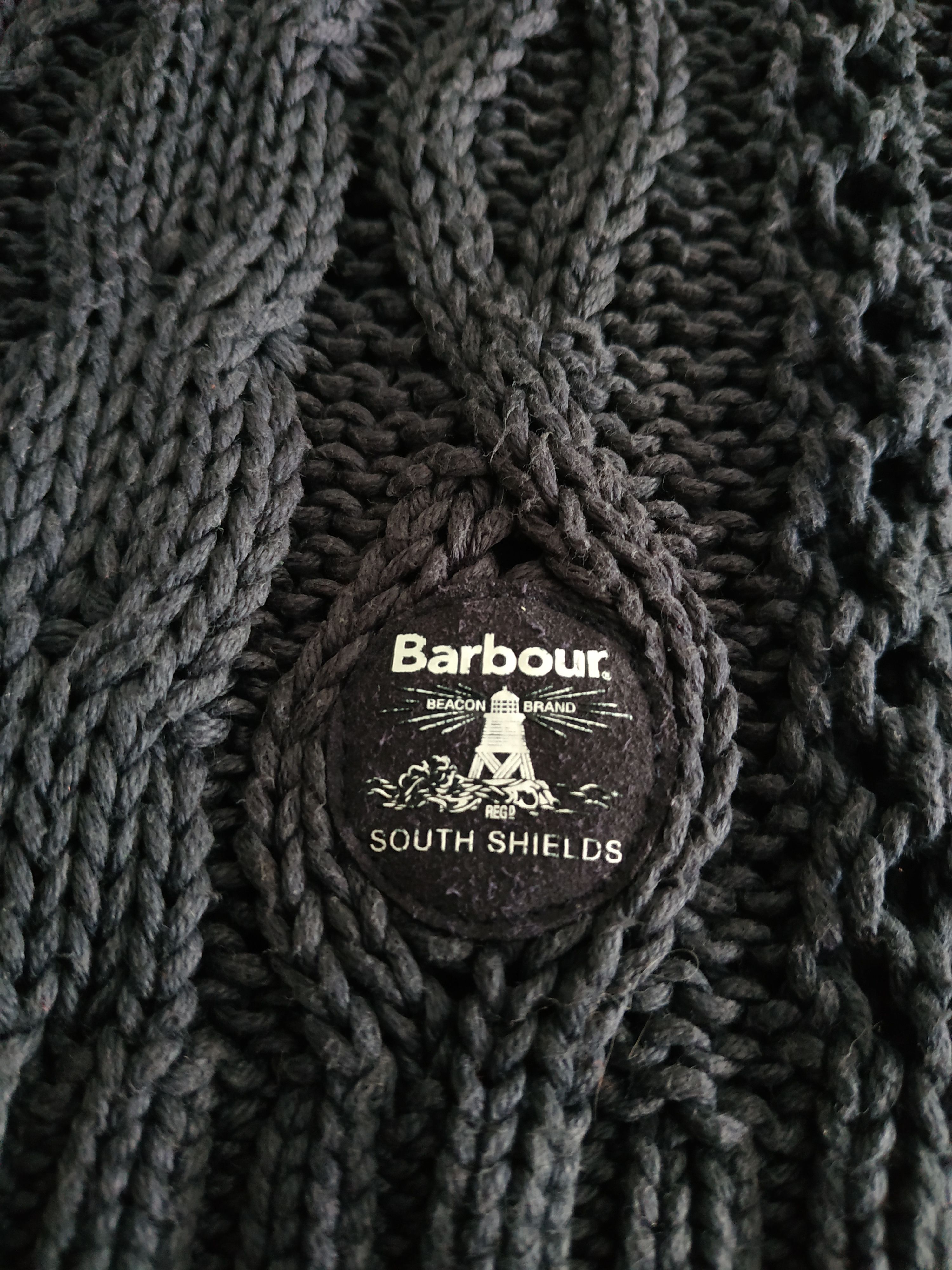 Barbour BARBOUR Women's Cable Knit Sweater/ Pullover, UK10 (SMALL) Size M / US 6-8 / IT 42-44 - 9 Thumbnail
