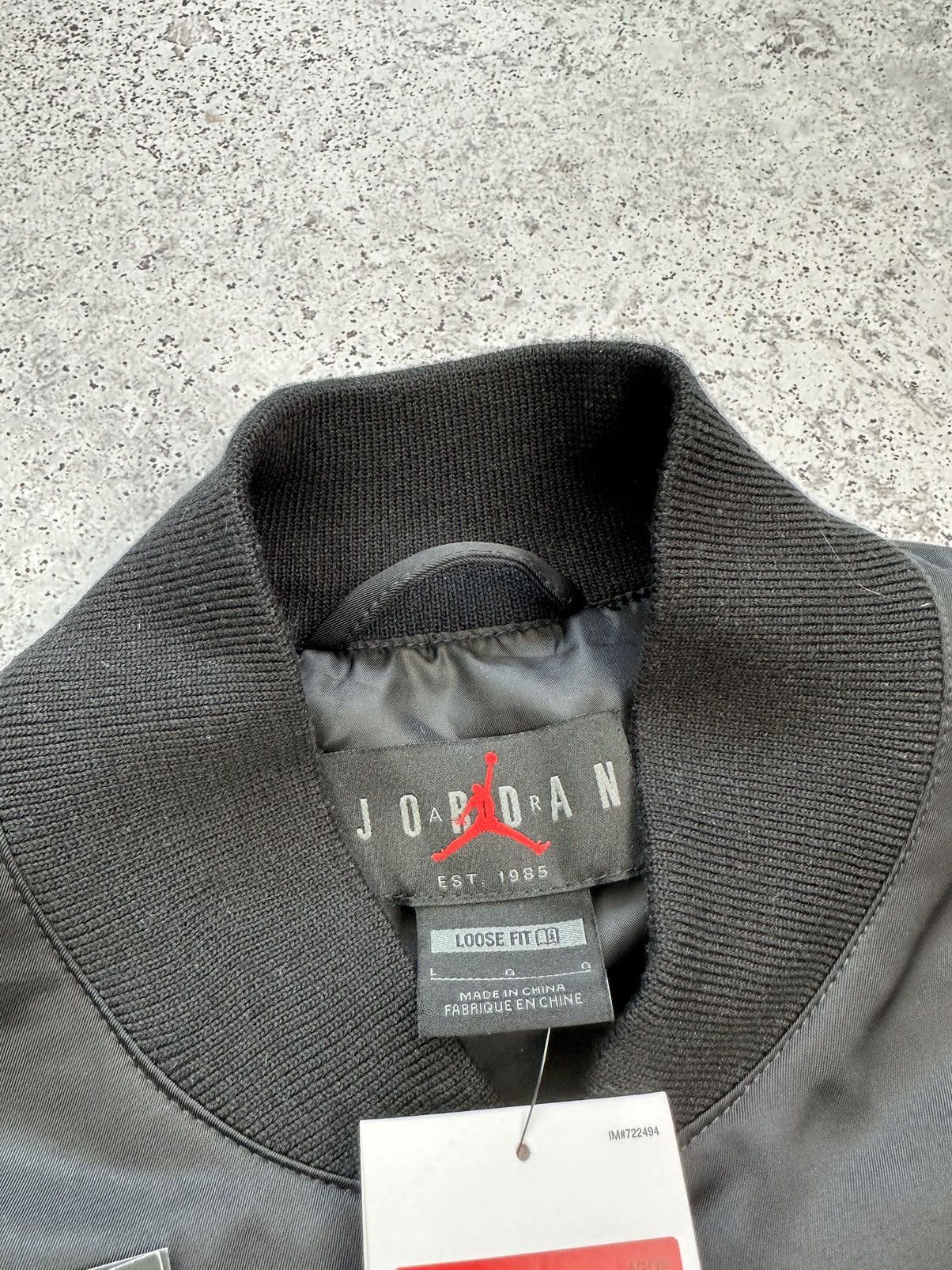 Jordan Brand × Nike Jordan Flight MVP Wheaties varsity bomber jacket Men L black Size US L / EU 52-54 / 3 - 6 Thumbnail
