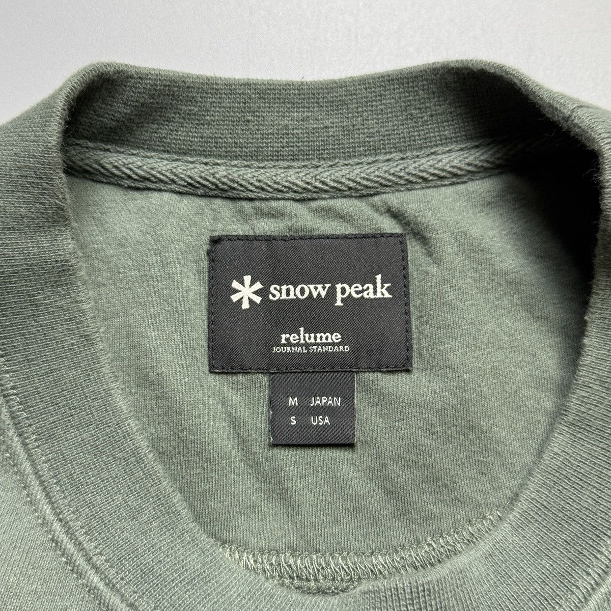 Snow Peak Snow Peak X Journal Standard - Army Green Sweatshirt Size US S / EU 44-46 / 1 - 7 Thumbnail