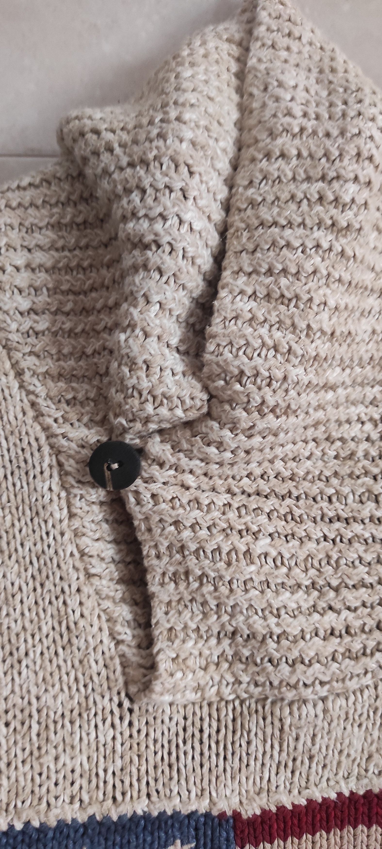 Polo Ralph Lauren × Vintage Vintage Polo Ralph Lauren American Flag RL 67 Knit Sweater Size US L / EU 52-54 / 3 - 6 Thumbnail