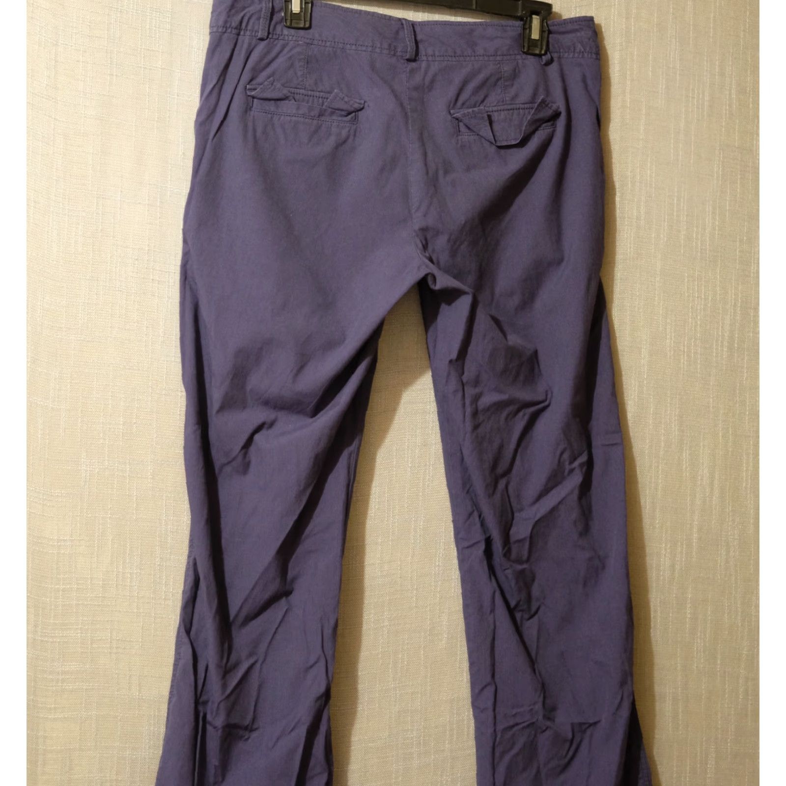 Banana Republic Banana Republic Stretch Pants Weekend Chino Pinstripe Womens 10 Navy Blue Regular Straight Pants Girls Mens Womens 10 Size 32" / US 10 / IT 46 - 6 Thumbnail