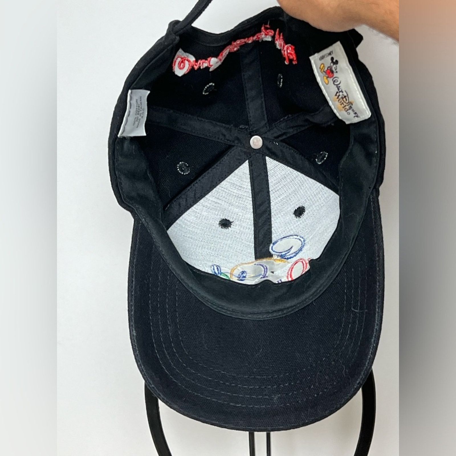 Disney Walt Disney World Mens Hat Mickey Mouse VTG Adjustable Cap Size ONE SIZE - 4 Thumbnail