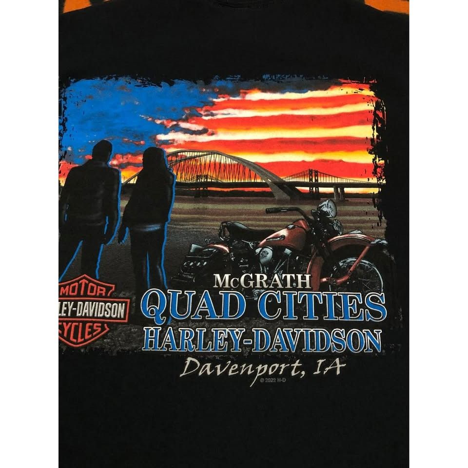 Harley Davidson Harley-Davidson T-shirt Medium Men, DAVENPORT, IOWA Size US M / EU 48-50 / 2 - 2 Thumbnail