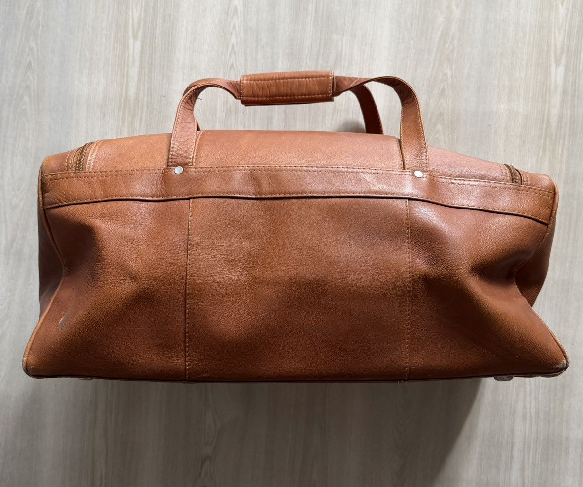 Leather Piel Collapsible Duffel to Carry-All Genuine Leather Size ONE SIZE - 7 Thumbnail